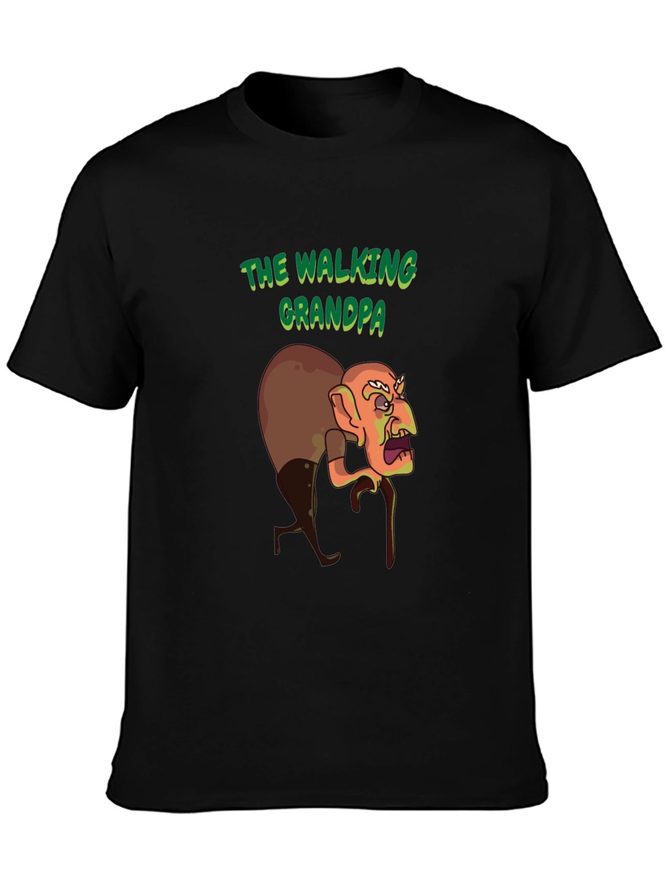 The Walking Grandpa Graphic T-Shirt