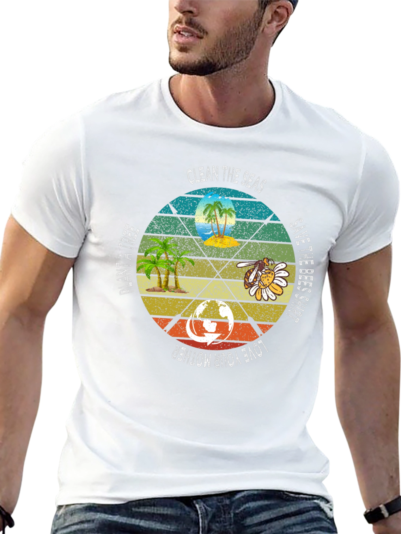 Eco-Friendly Graphic T-Shirt - Save the Planet
