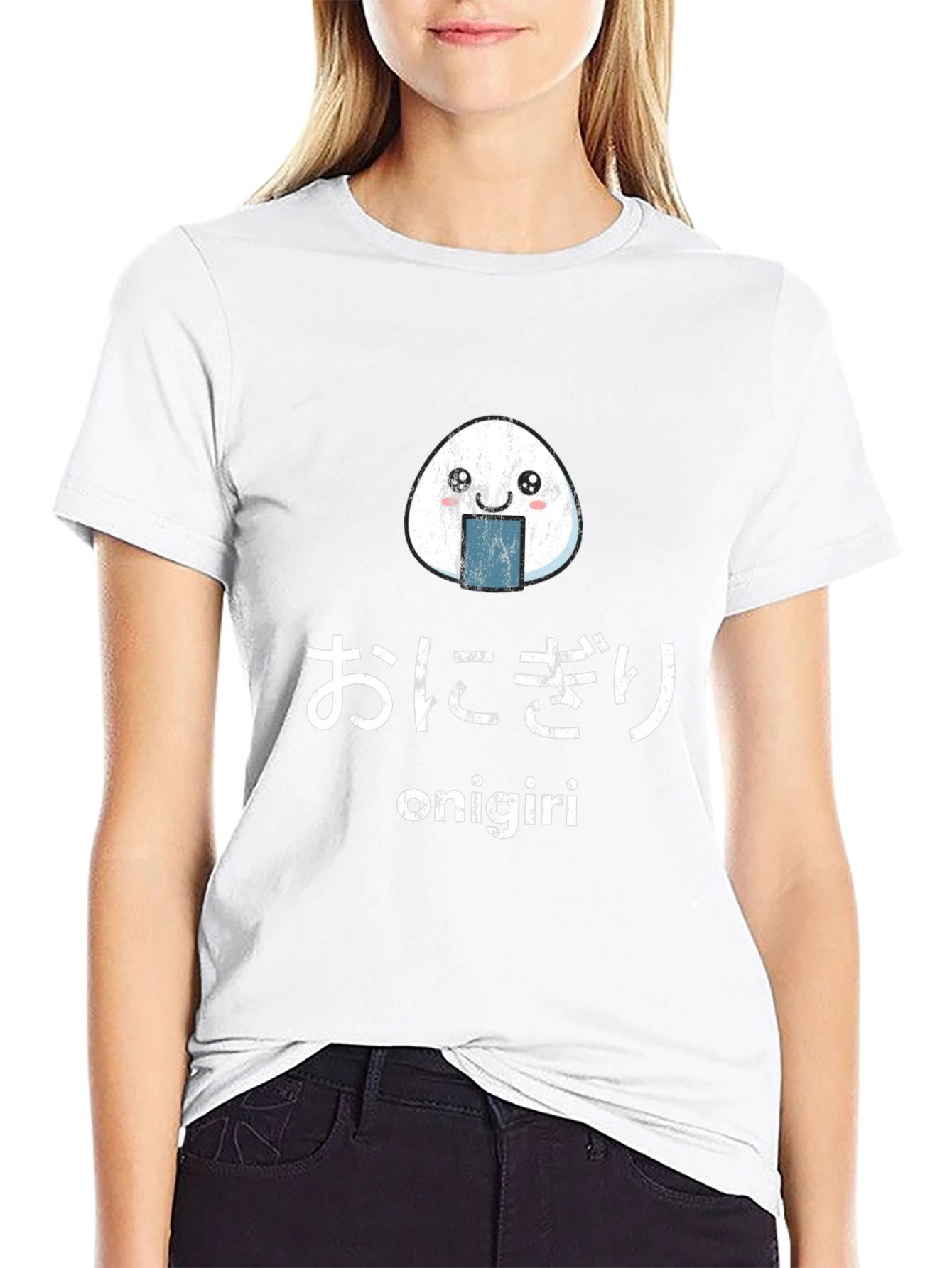 Onigiri Graphic Tee - Rice Ball Japanese Food T-Shirt