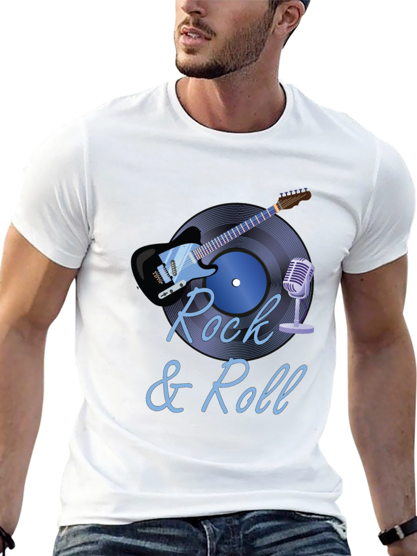 Rock & Roll Graphic T-Shirt