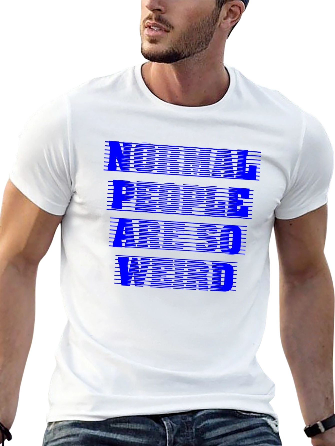 Normal People Are So Weird Graphic T-Shirt