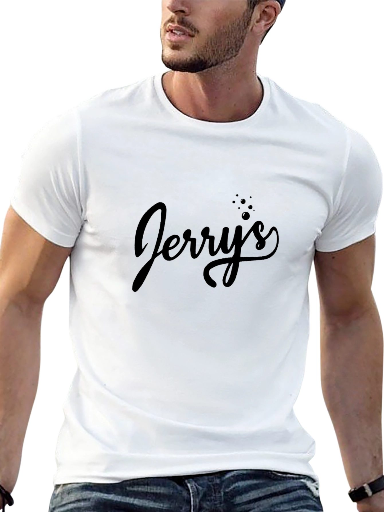 Jerrys Black Graphic Tee