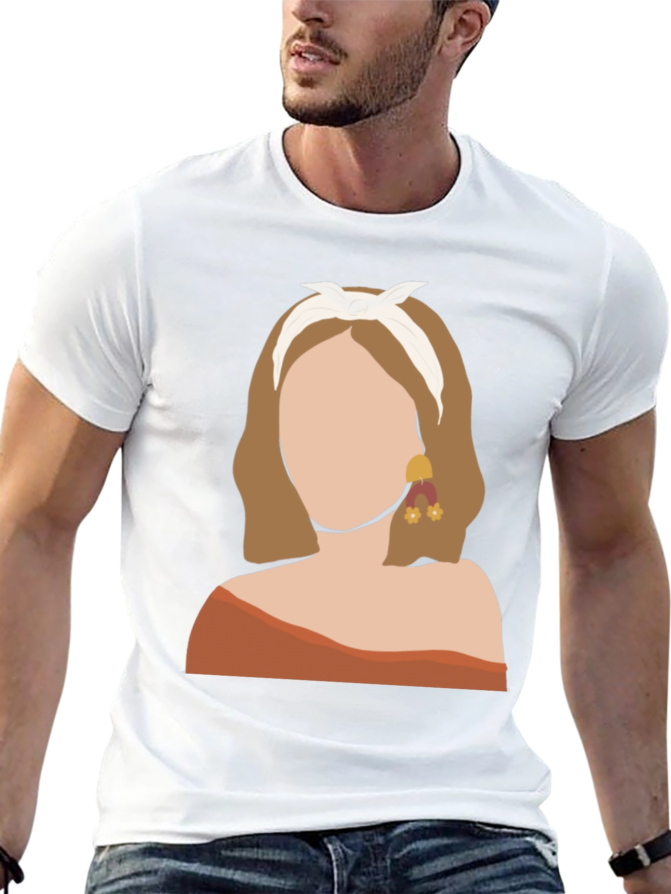 Abstract Woman Graphic Tee