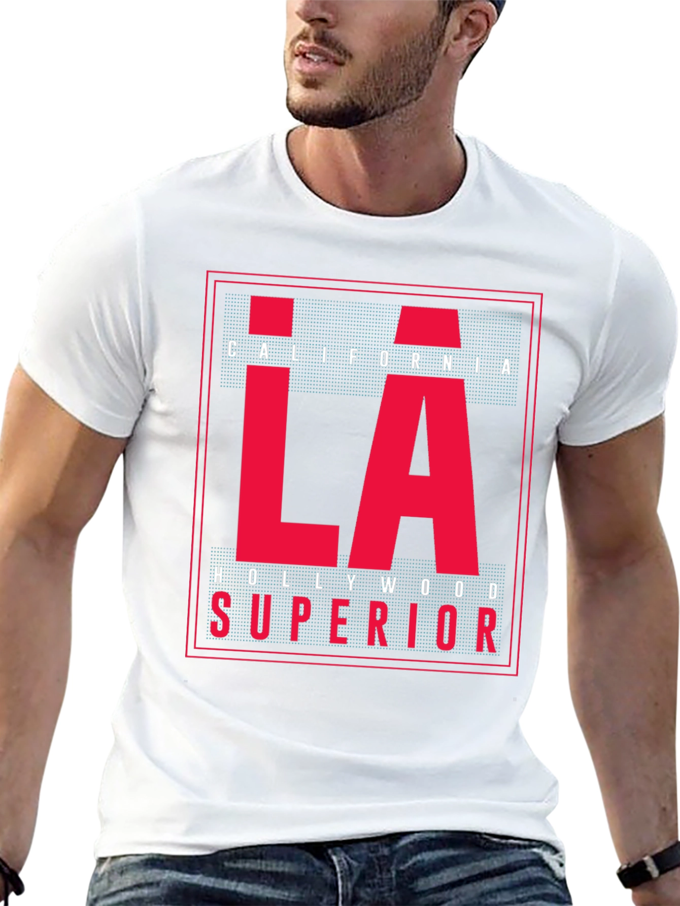 LA California Graphic T-Shirt - Black