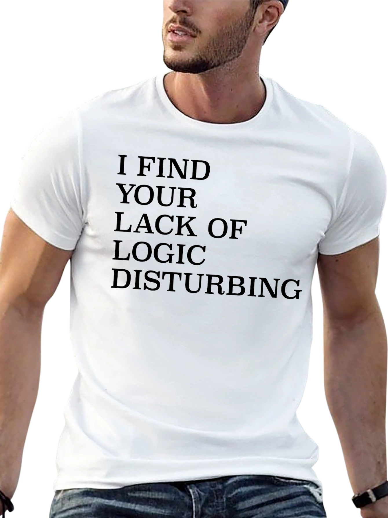 Logic Disturbing T-Shirt - Dark Humor Tee