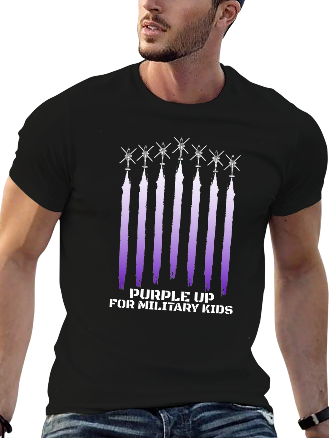 Purple Up Military Kids T-Shirt