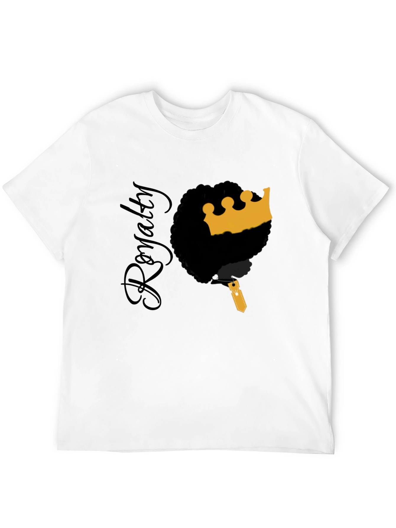 Royalty Graphic Tee - Black King Crown T-Shirt