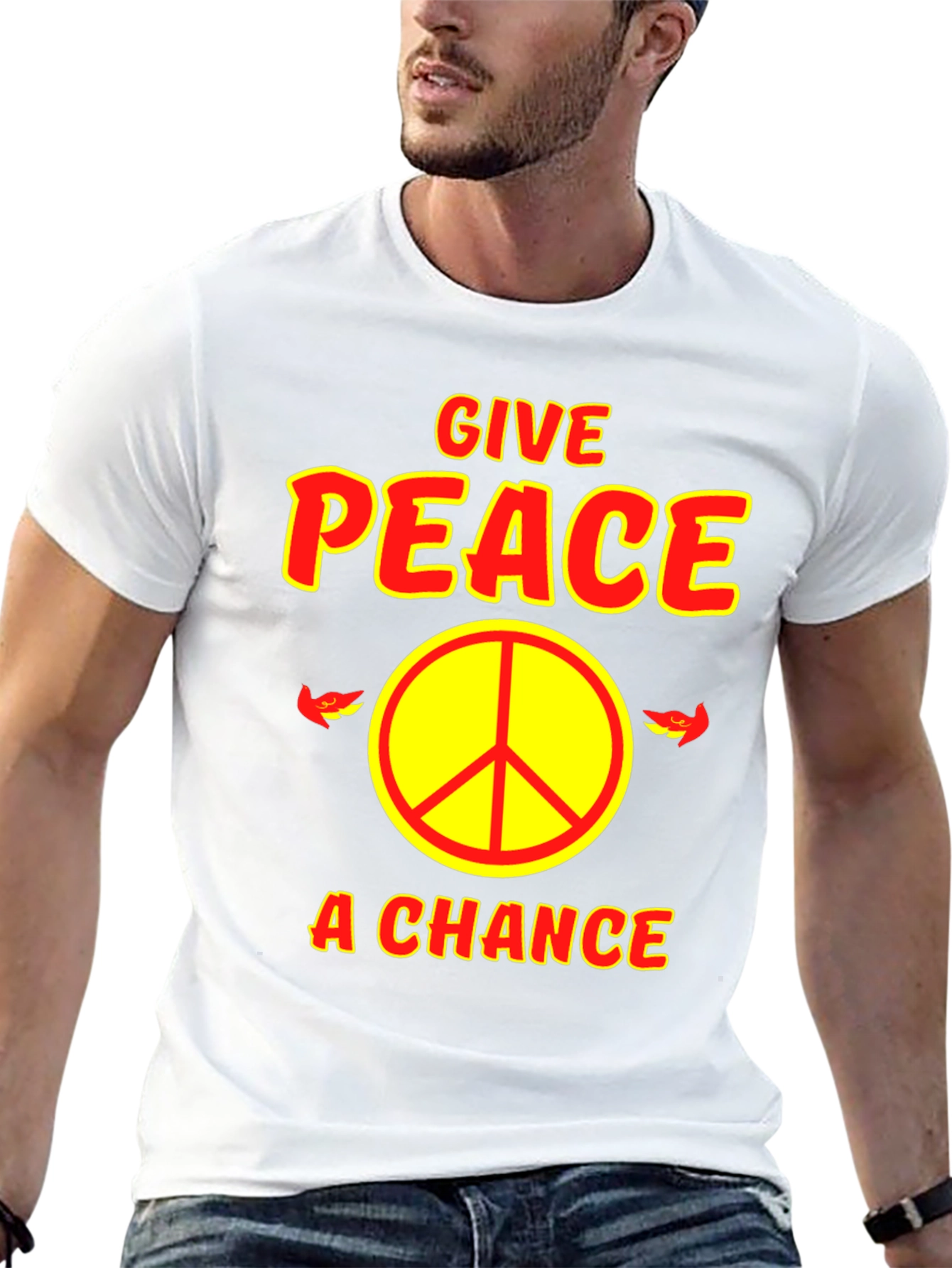Give Peace A Chance Graphic T-Shirt