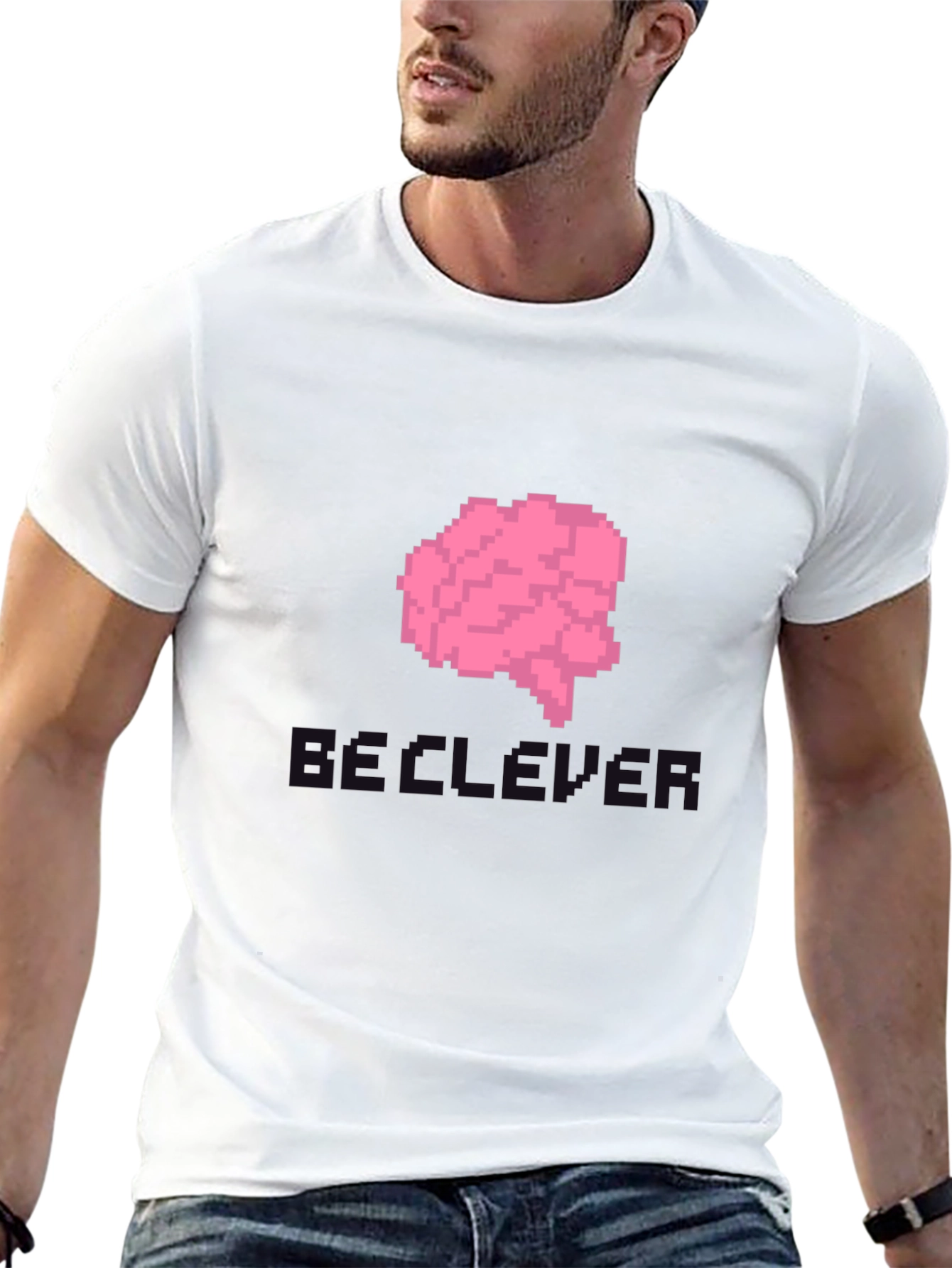 Pixel Brain T-Shirt - Clever Design