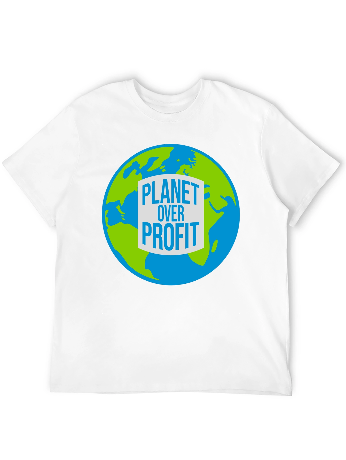 Planet Over Profit Graphic Tee - Eco-Friendly Design
