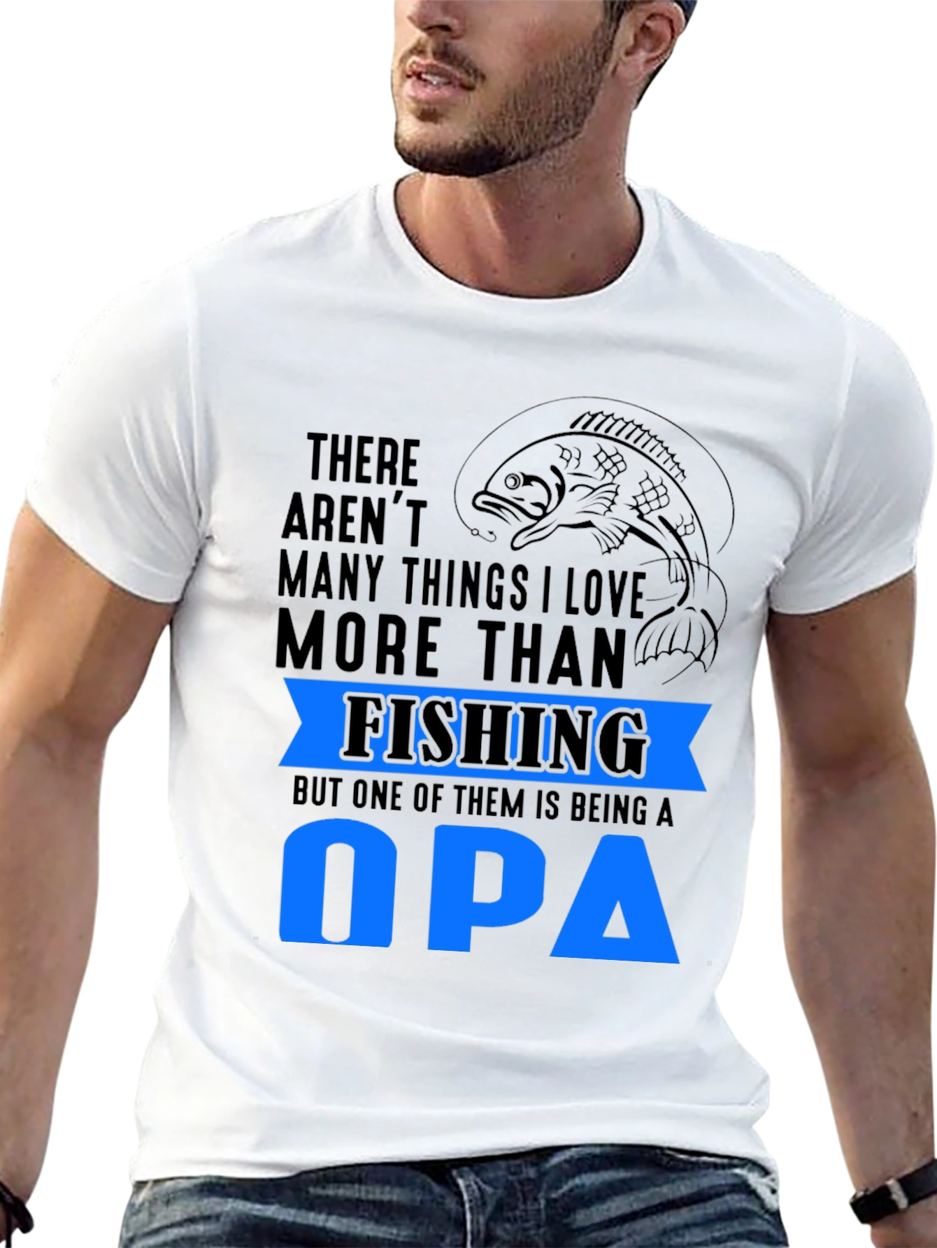 Fishing Grandpa T-Shirt - Opa Gift Idea