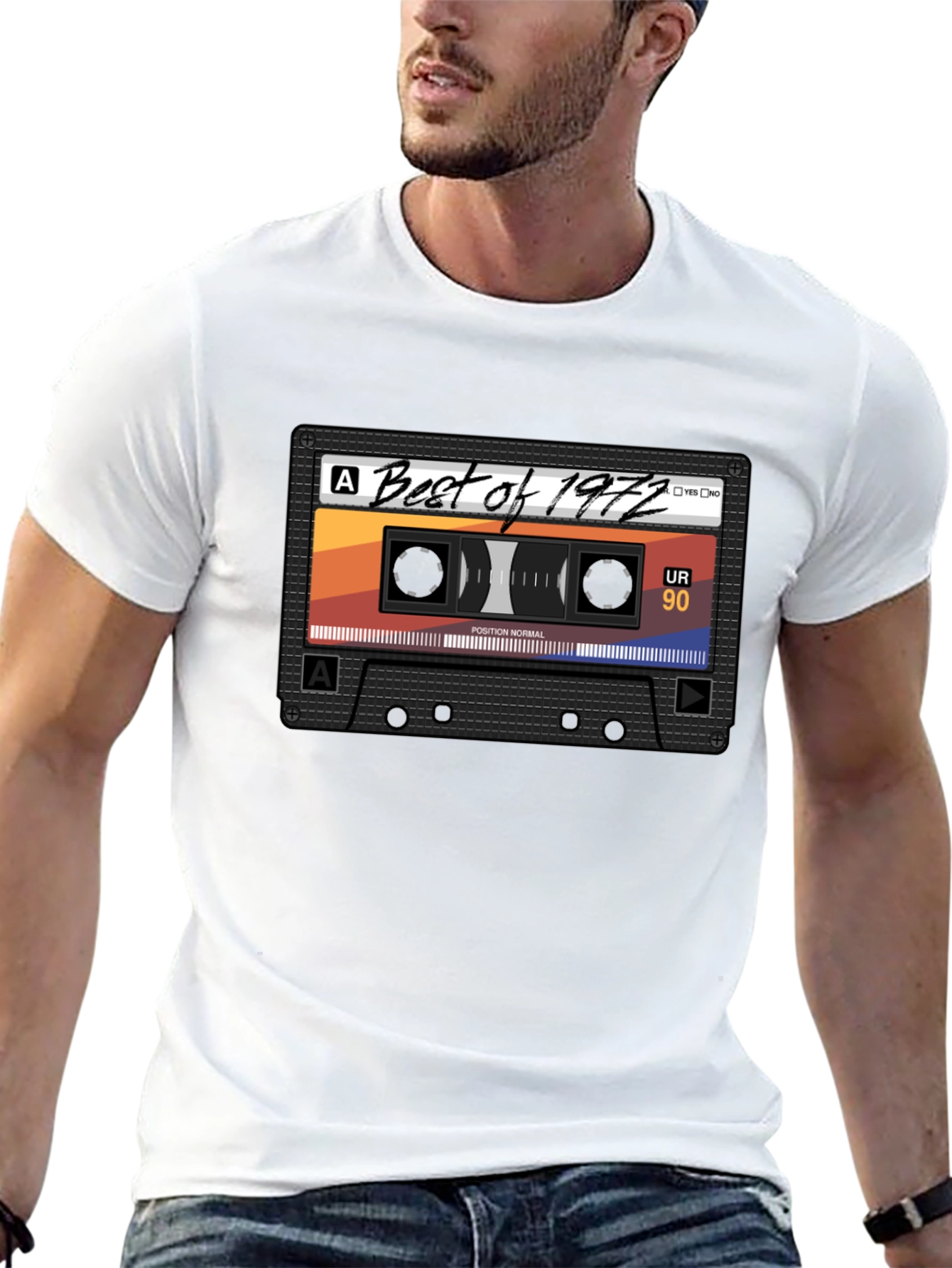 Best of 1972 Cassette Tape Graphic Tee
