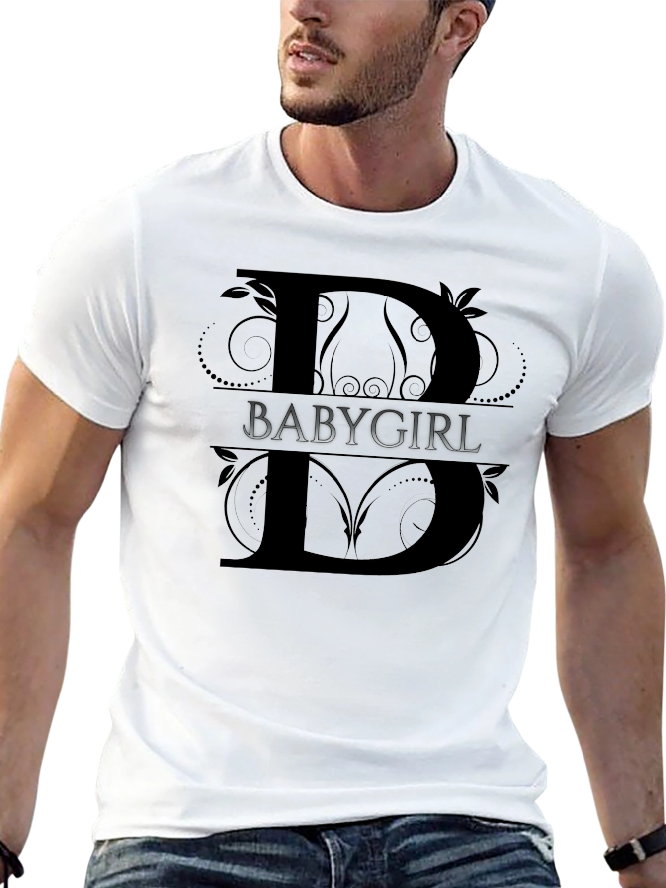 BABYGIRL Split Letter Graphic Tee