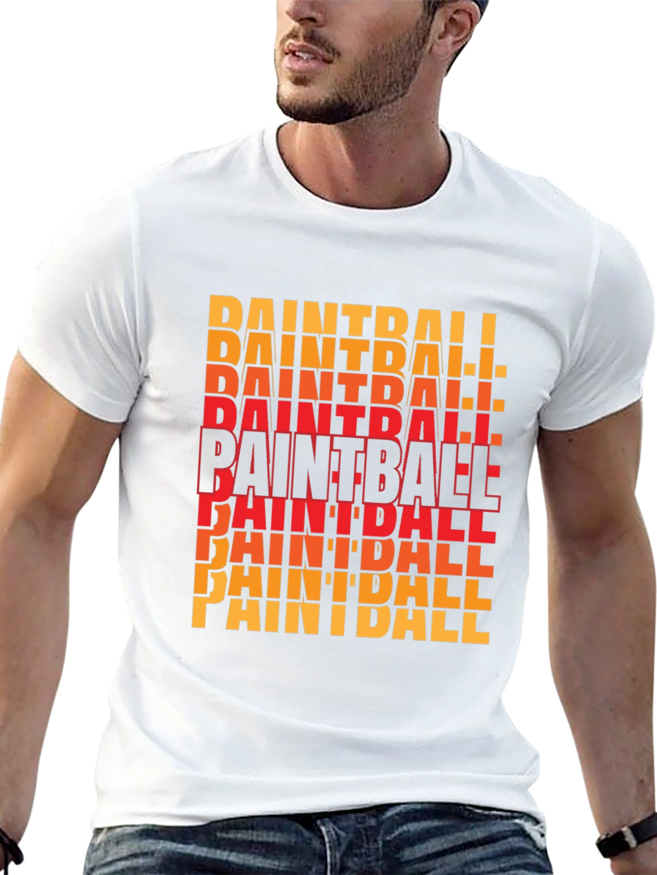 Paintball Graphic Tee - Bold Black T-Shirt