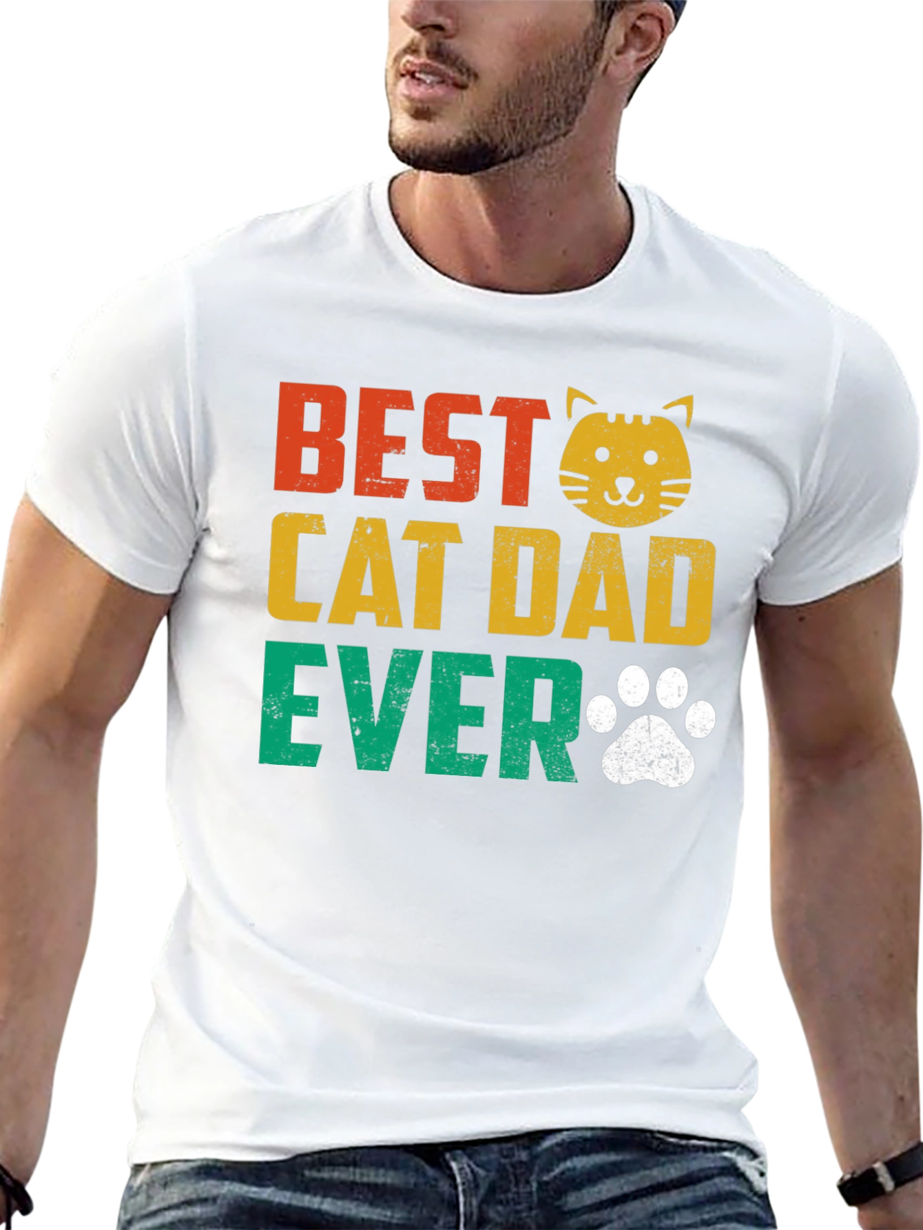 Best Cat Dad Ever T-Shirt
