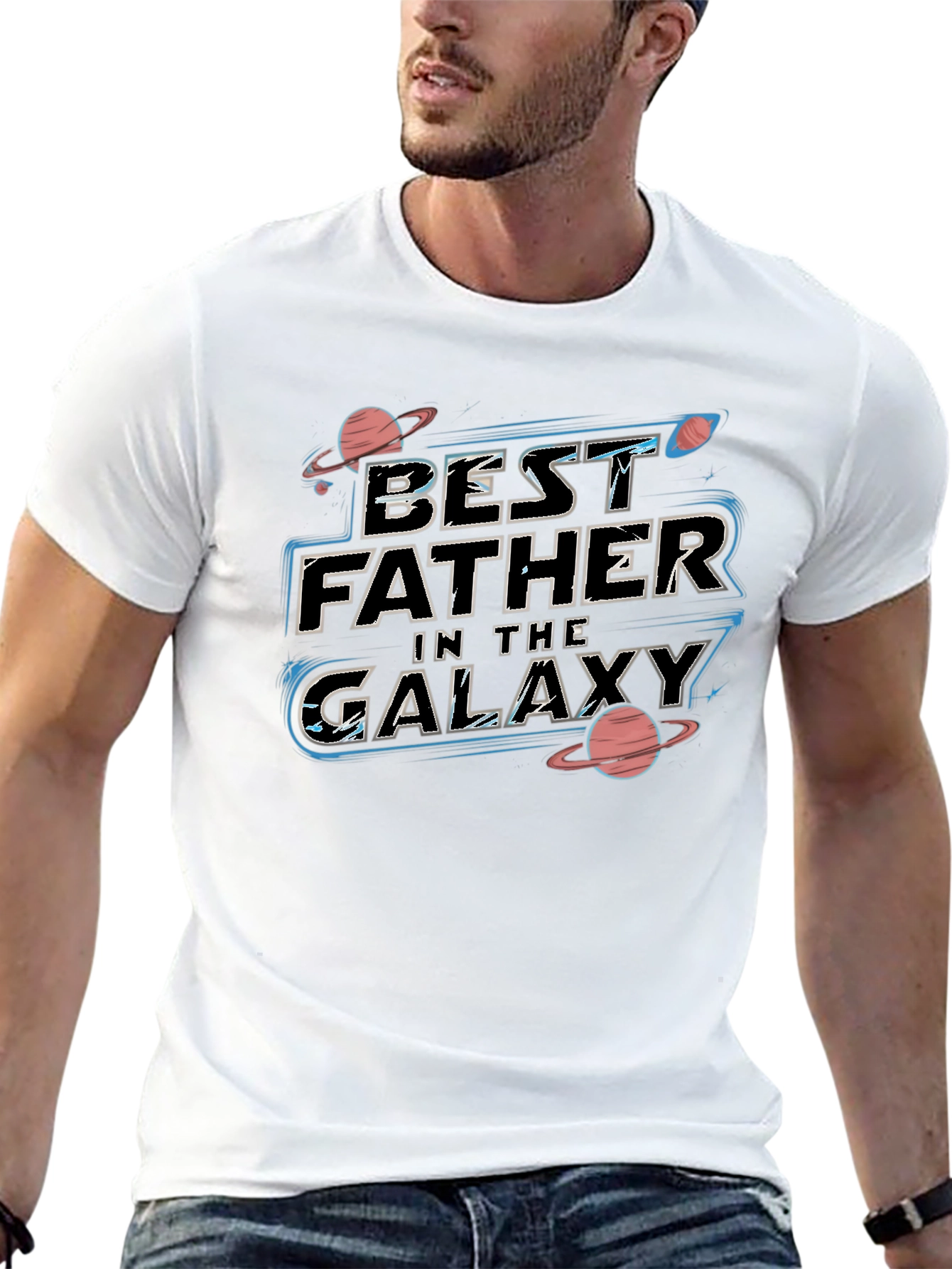 Best Father in the Galaxy Mens T-Shirt