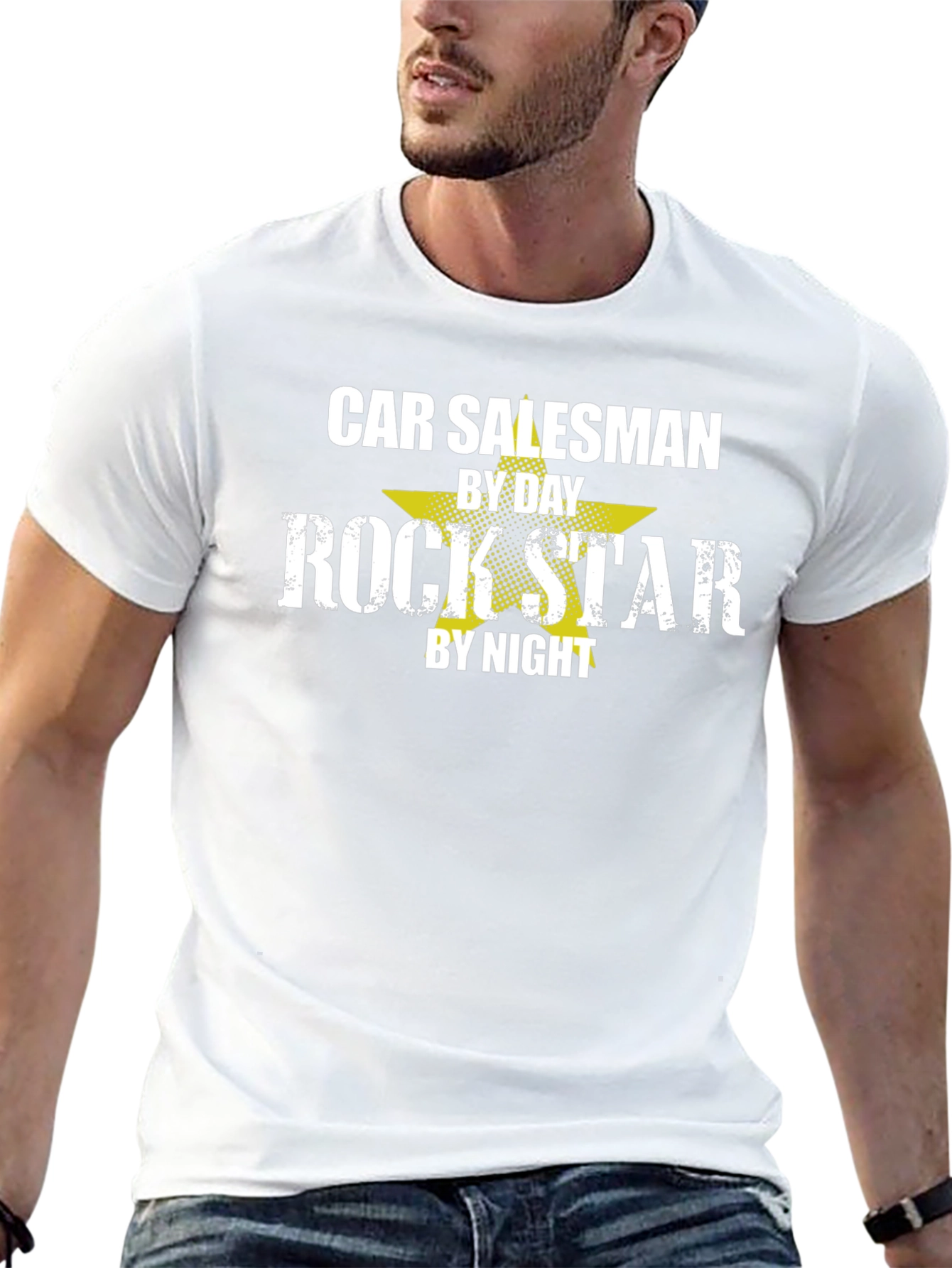 Car Salesman Rock Star T-Shirt