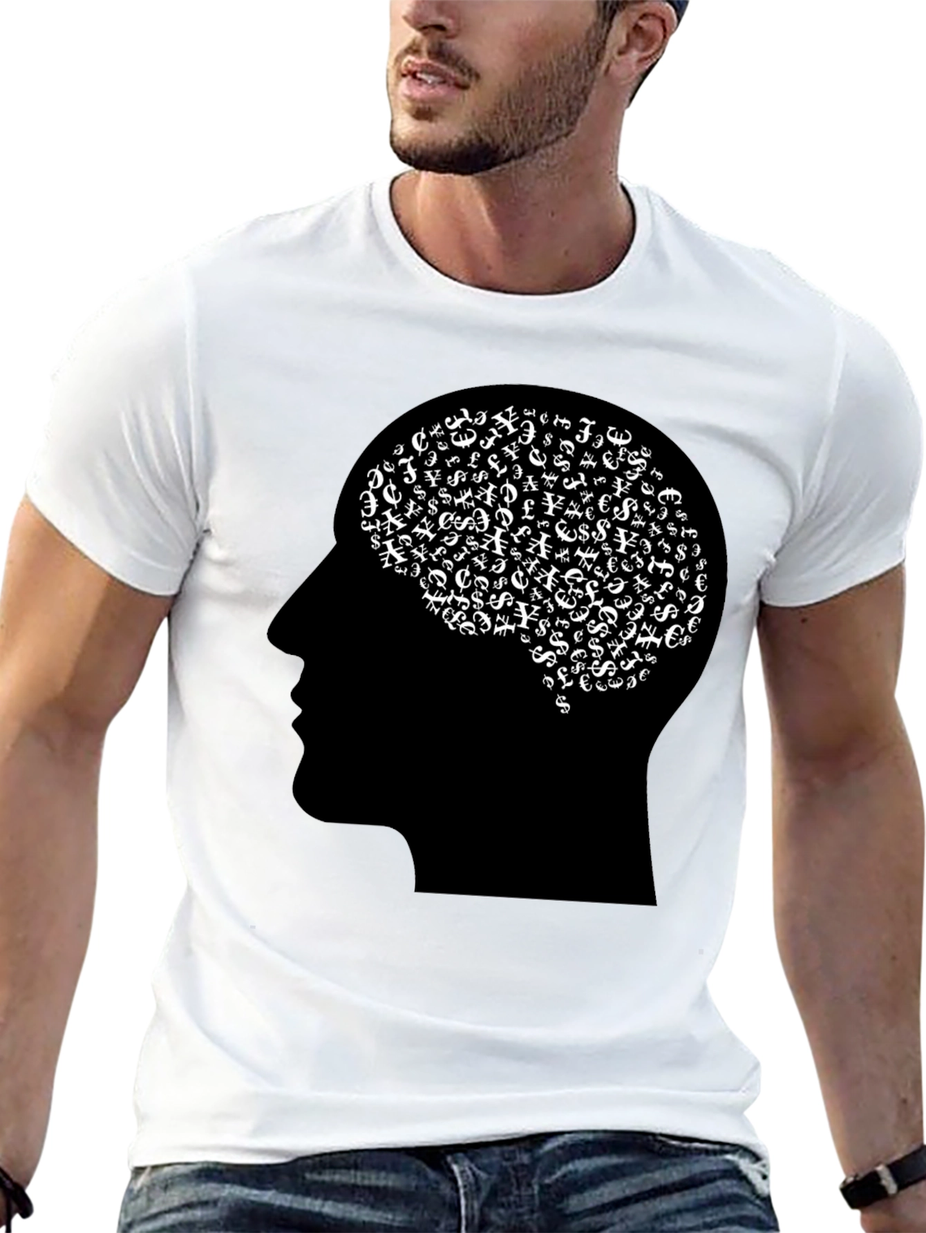 Money Minded Tee - Black Graphic T-Shirt