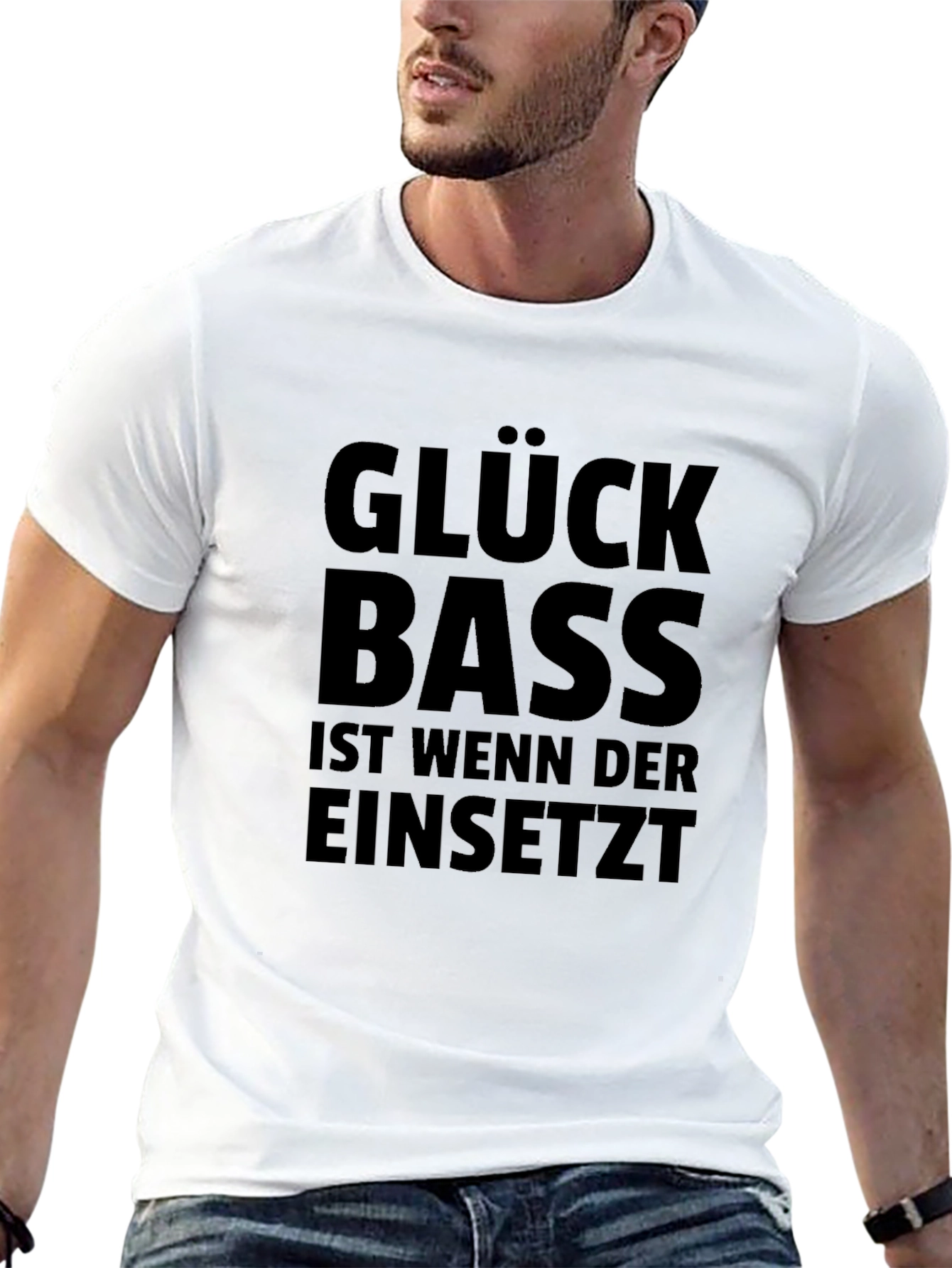 Glück Bass T-Shirt - Music Lover Tee