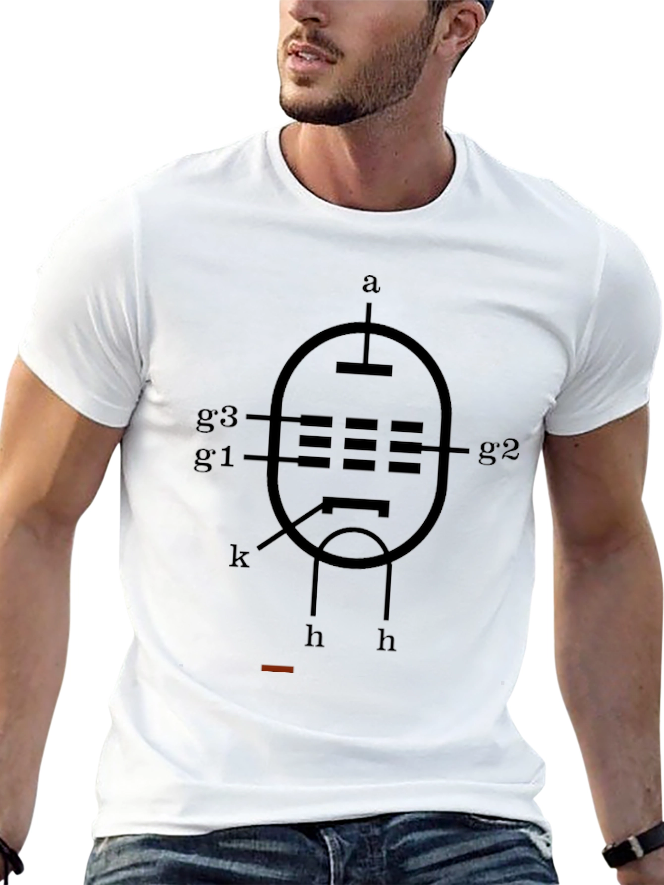 Vacuum Tube Circuit Diagram T-Shirt - Geeky Tech Apparel