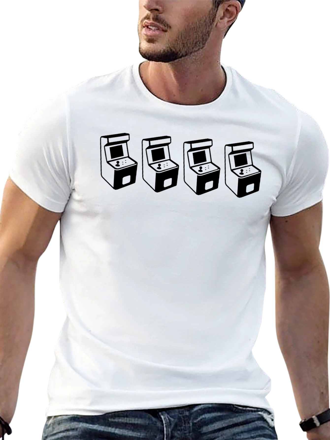 Retro Arcade Game Console T-Shirt