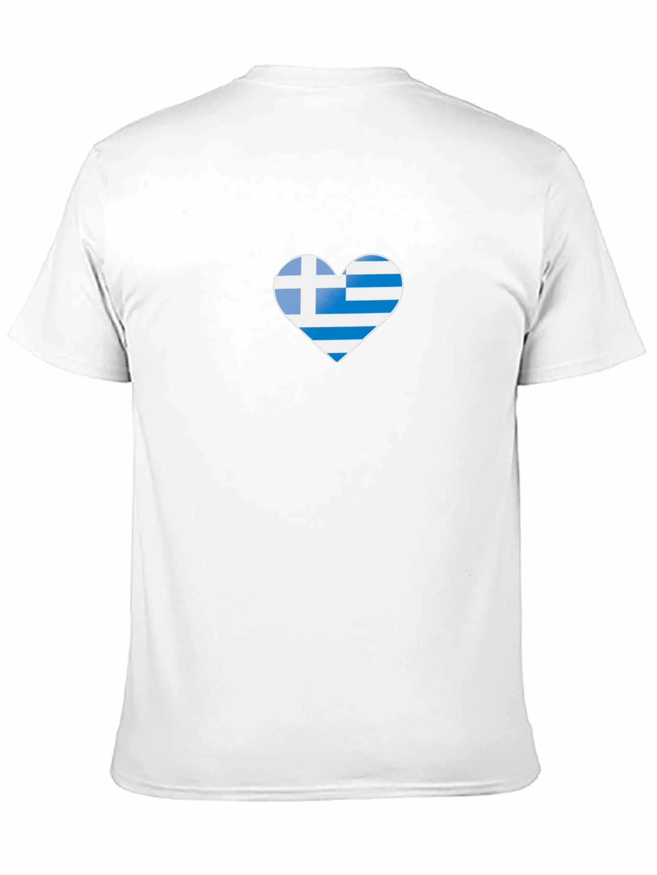 Greek Flag Heart T-Shirt