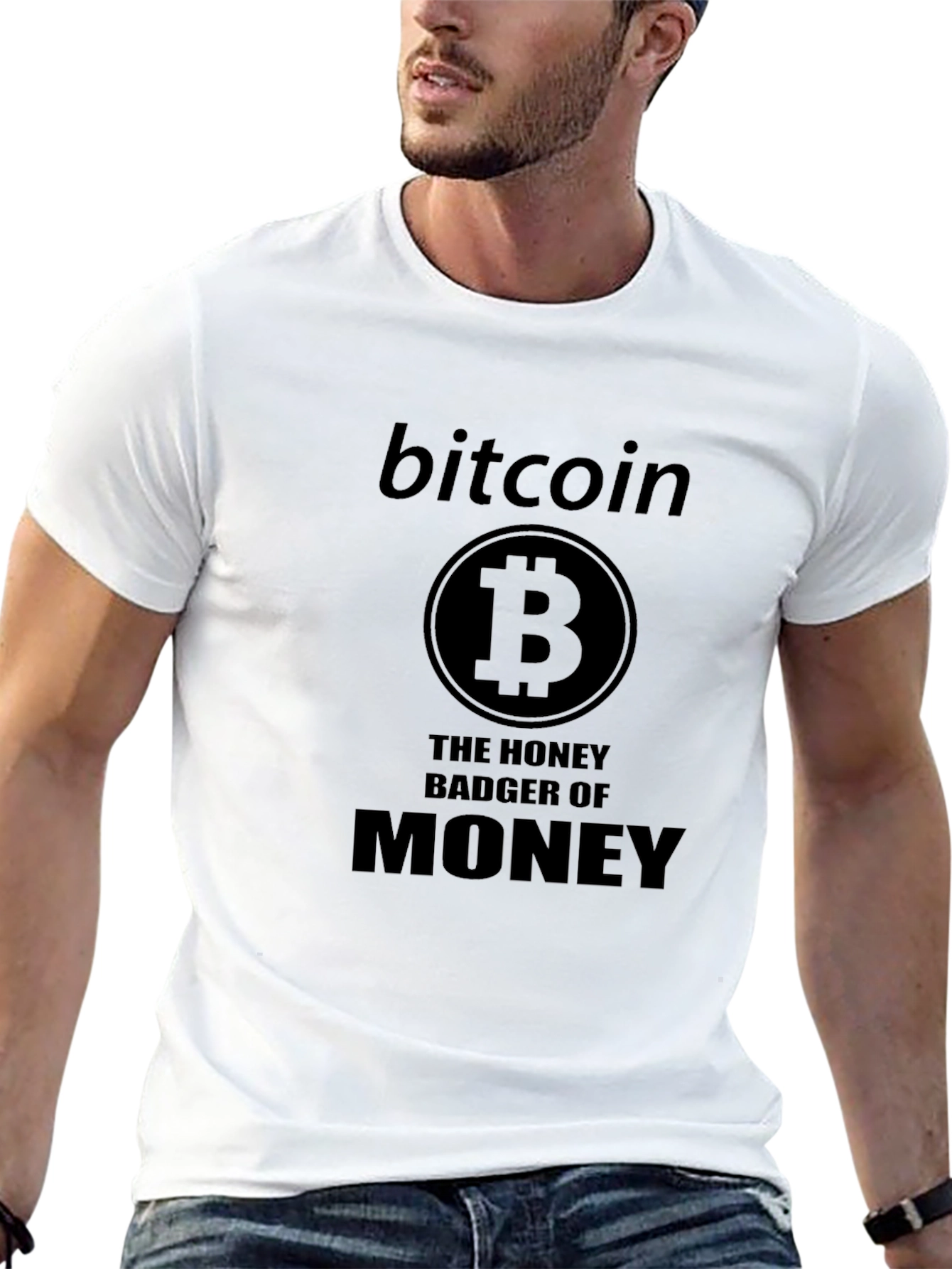 Bitcoin Honey Badger T-Shirt - Crypto Enthusiast Tee