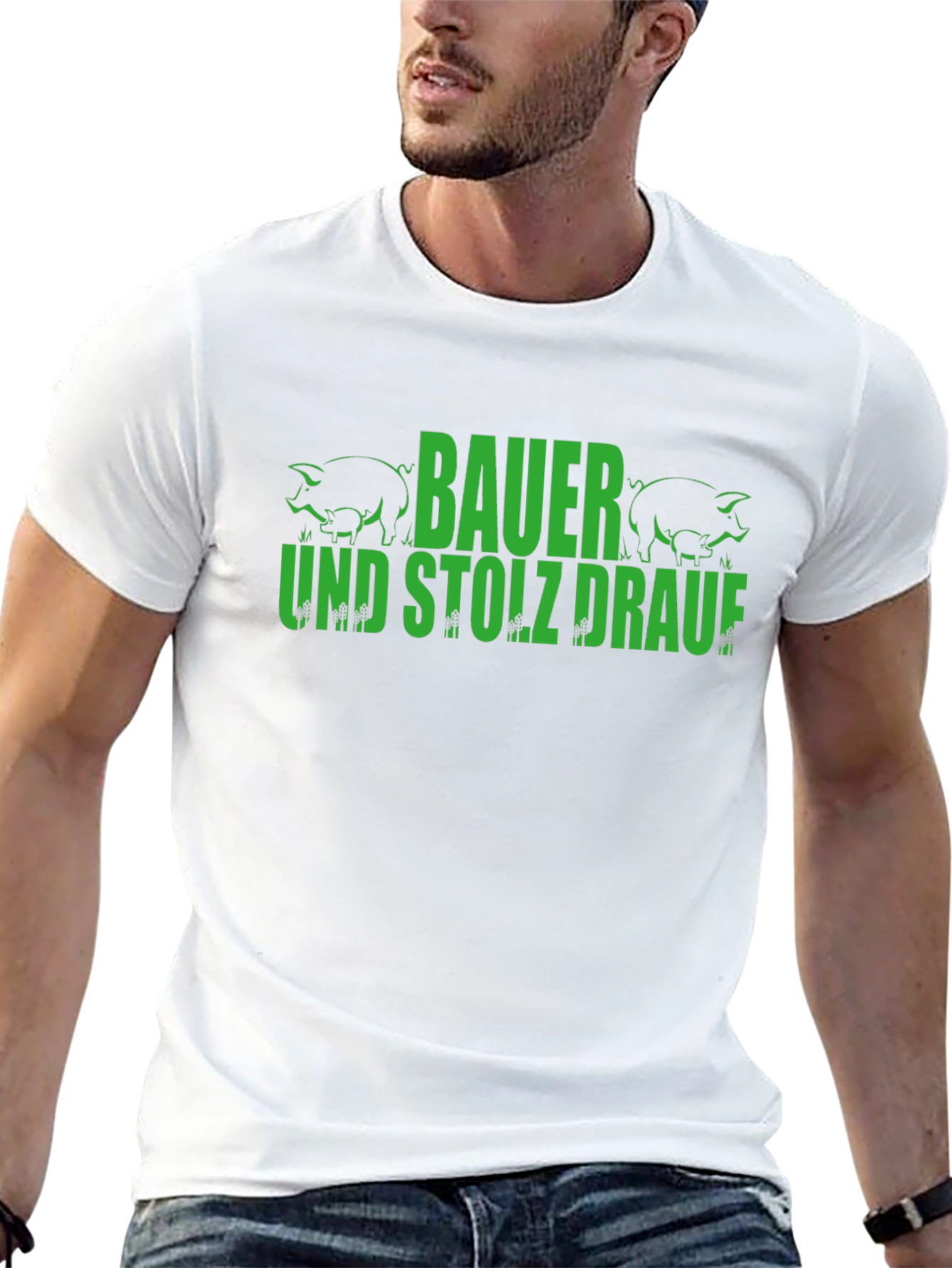 Bauer und Stolz Drauf Pig Graphic T-Shirt