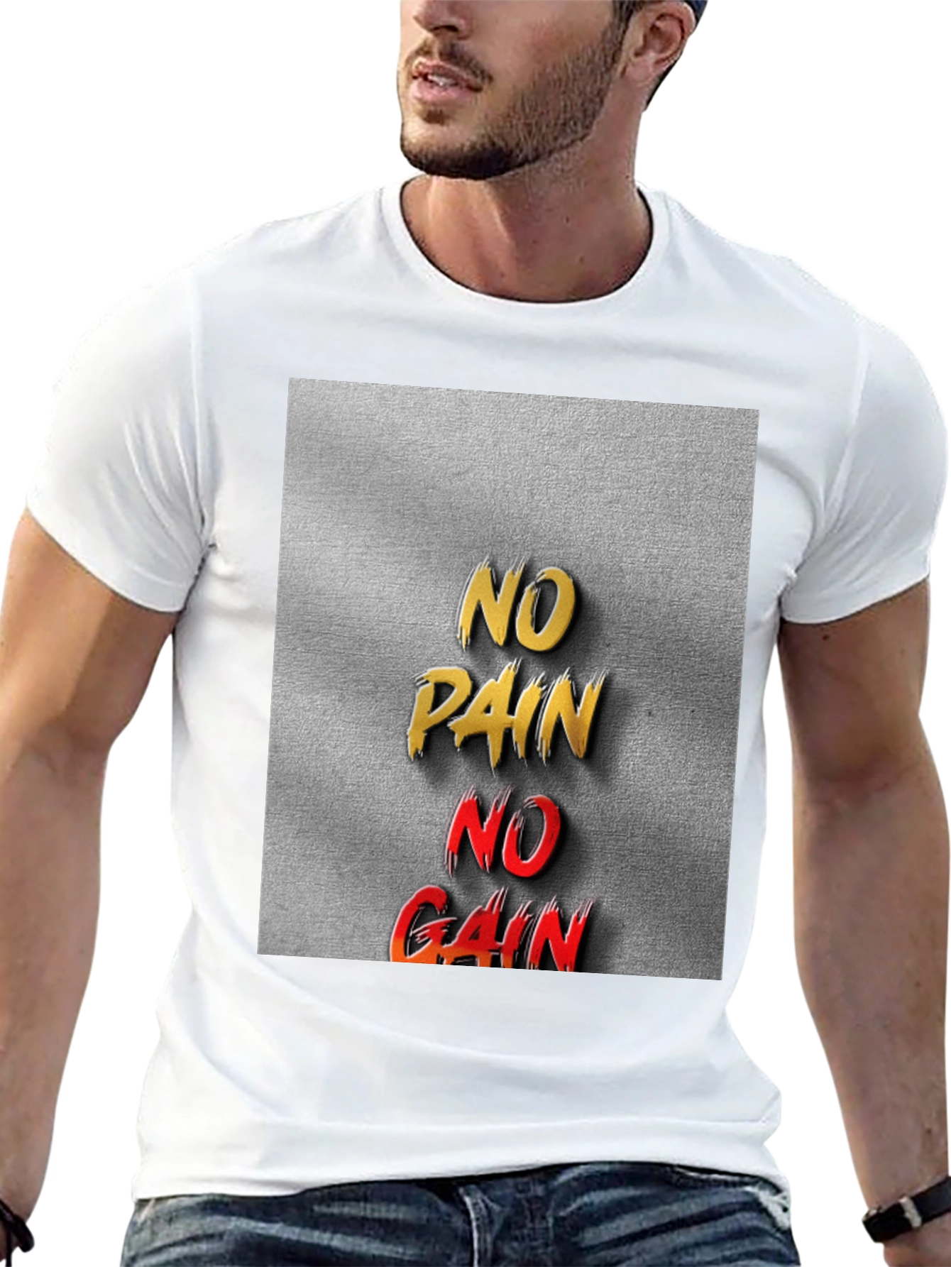 No Pain No Gain Graphic T-Shirt
