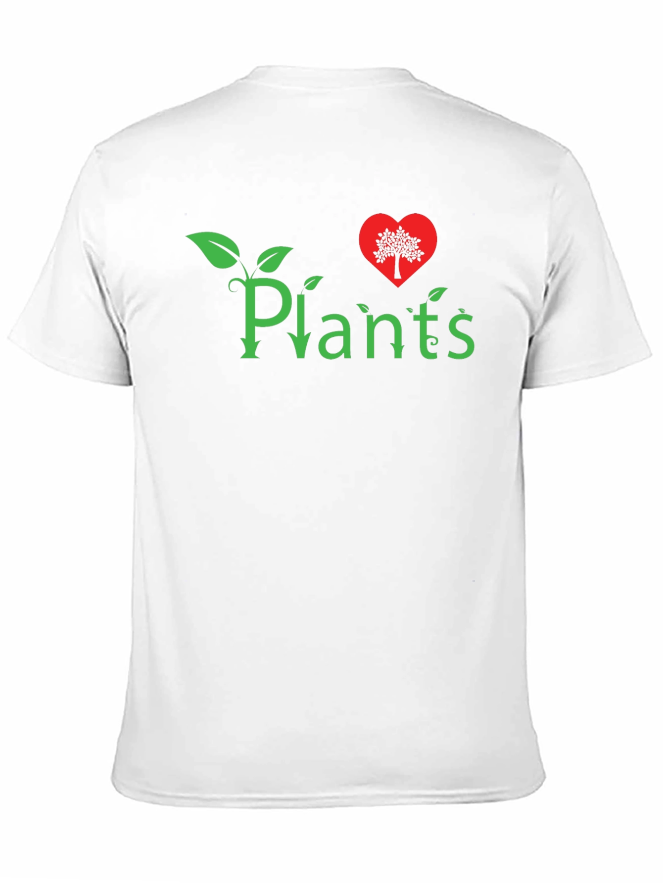 I Heart Plants Graphic T-Shirt - Black