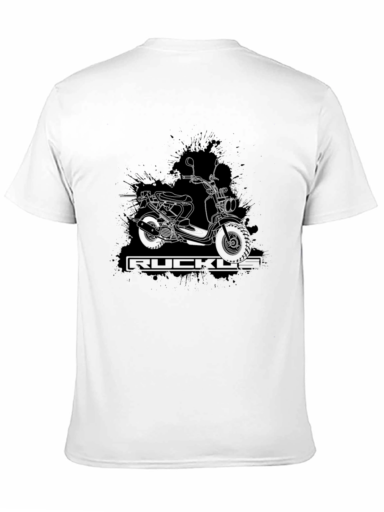 Ruckus Scooter Graphic T-Shirt - Black