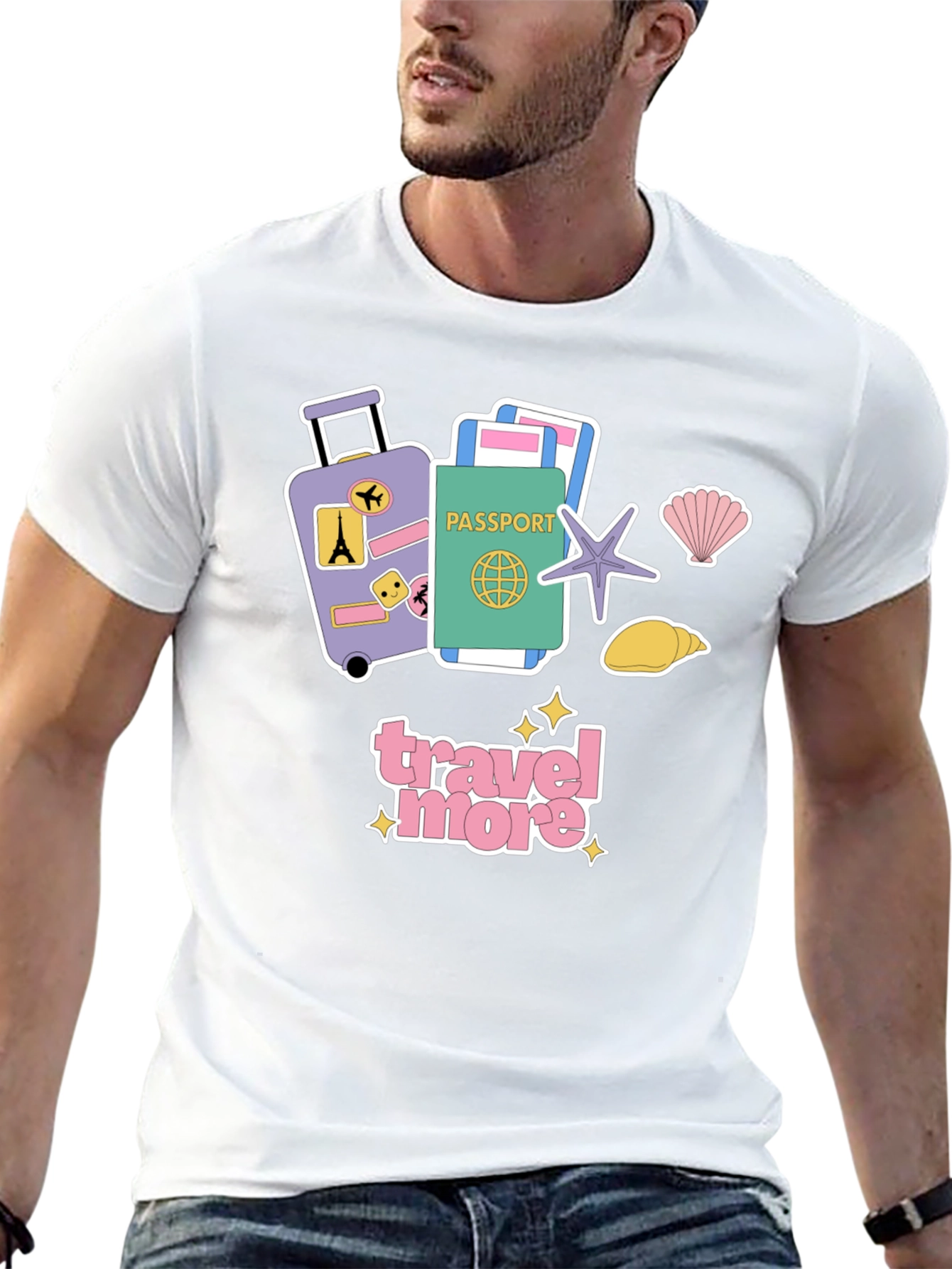 Travel More Graphic T-Shirt - Adventure Ready