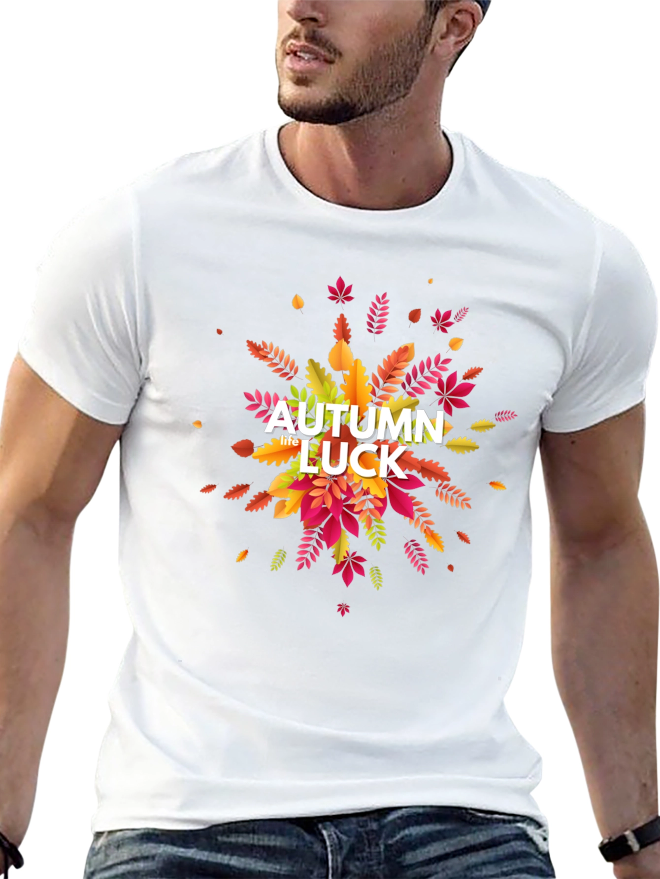 Autumn Luck Graphic Tee - Fall Season Shirt