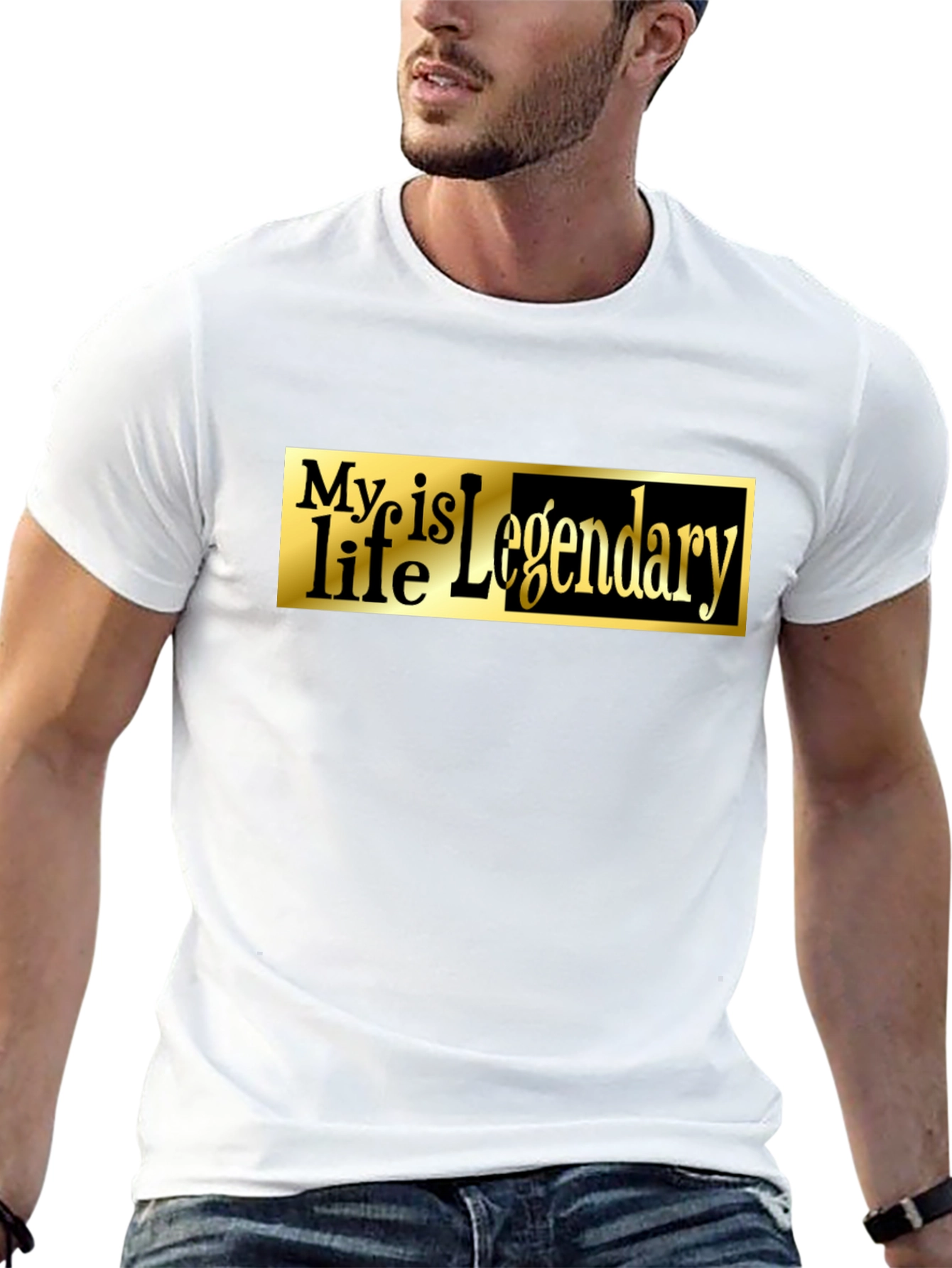 Legendary Life Black Graphic Tee