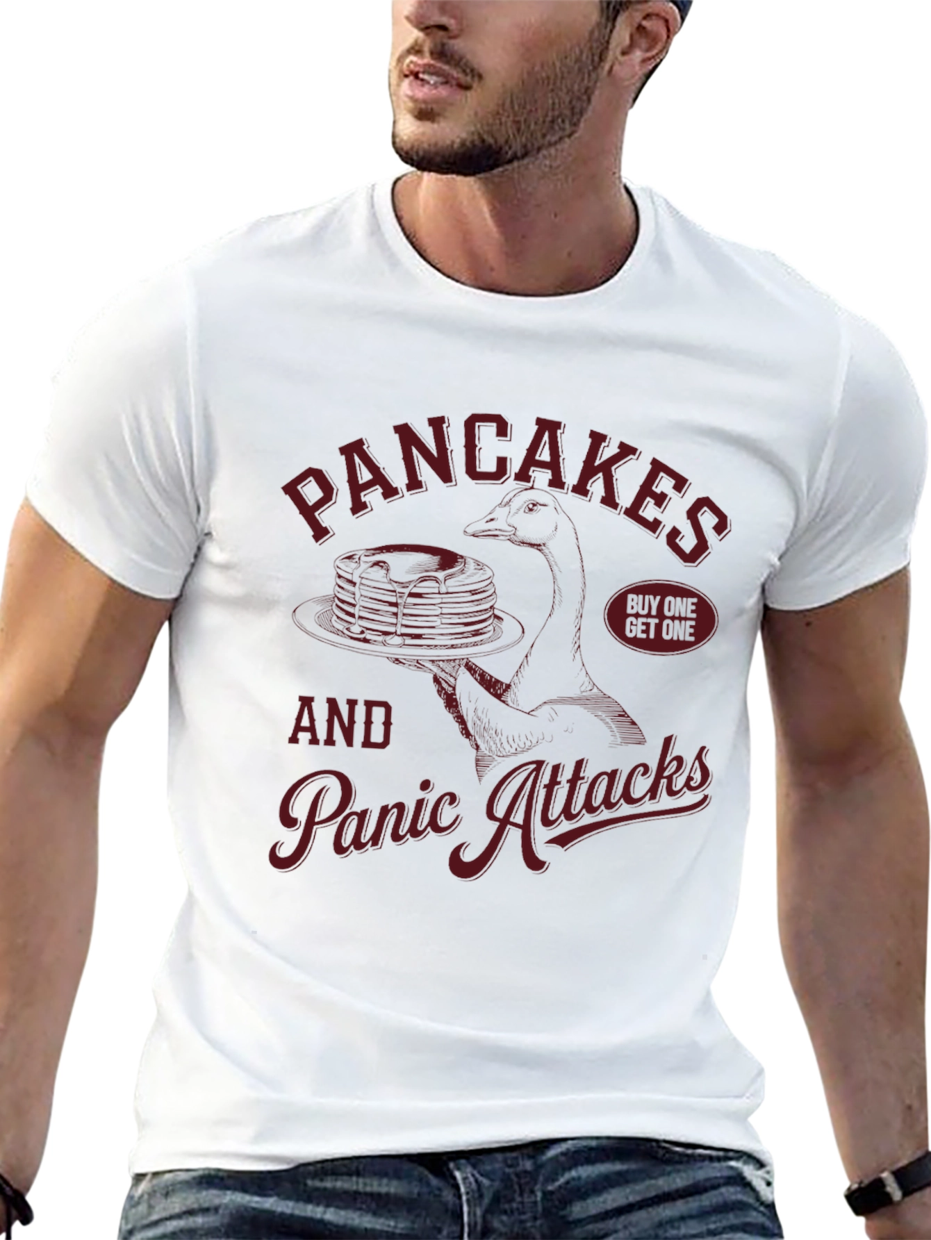Pancakes and Panic Attacks Graphic Tee