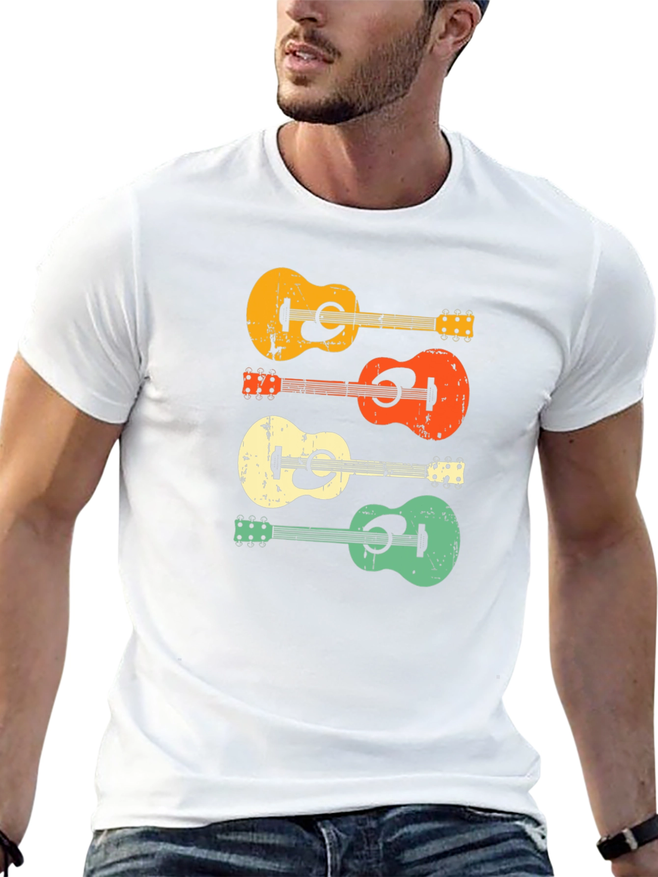 Retro Guitar T-Shirt