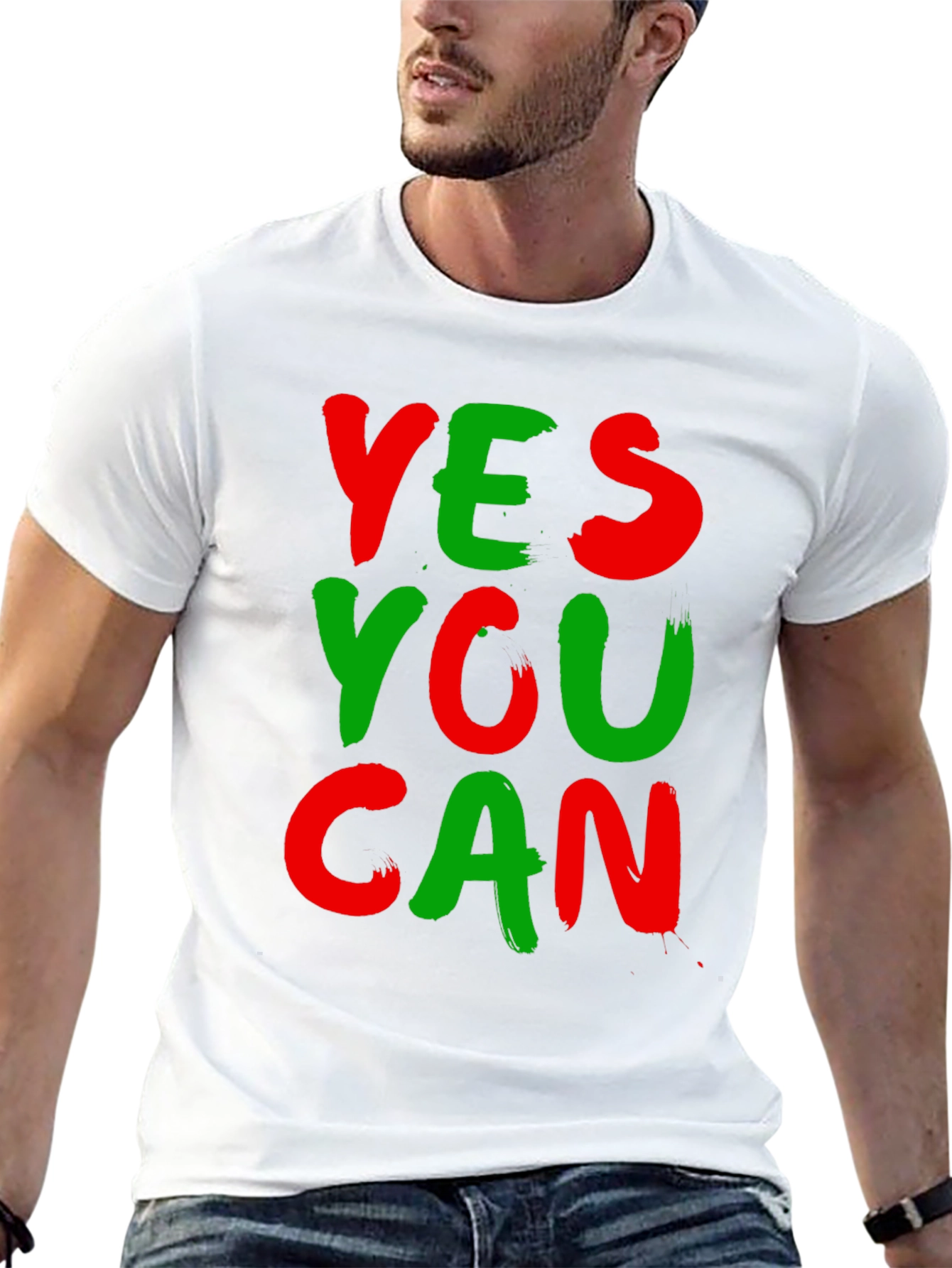 Yes You Can Graphic Tee - Motivational T-Shirt