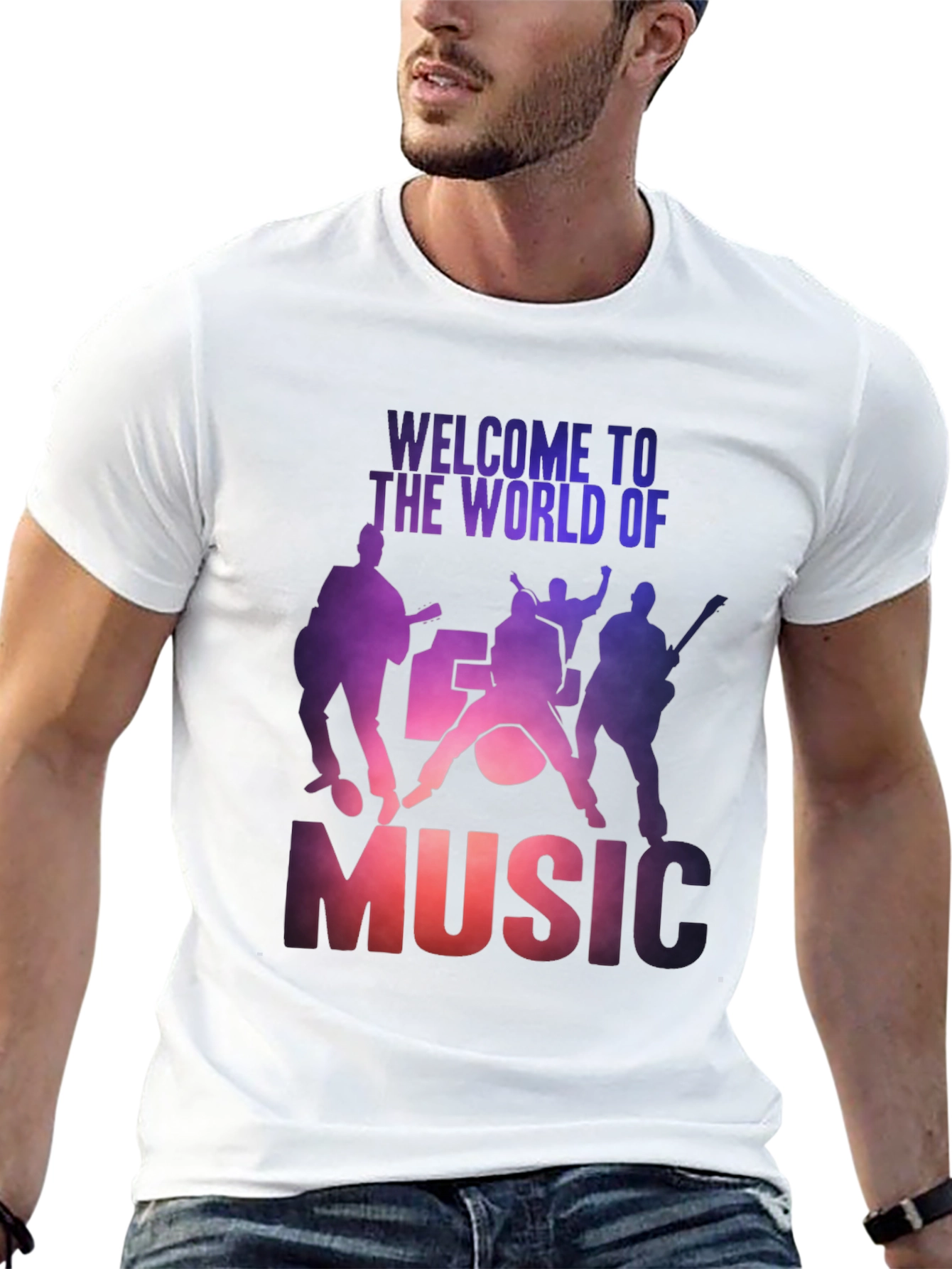 Welcome to the World of Music Graphic Tee