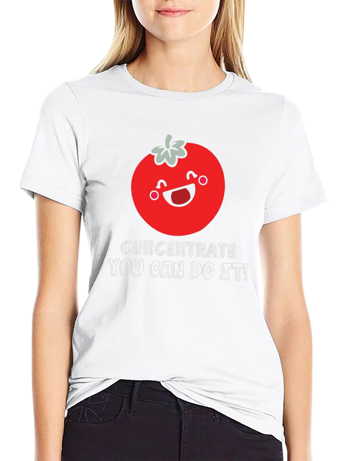 Funny Tomato Concentrate T-Shirt - You Can Do It!