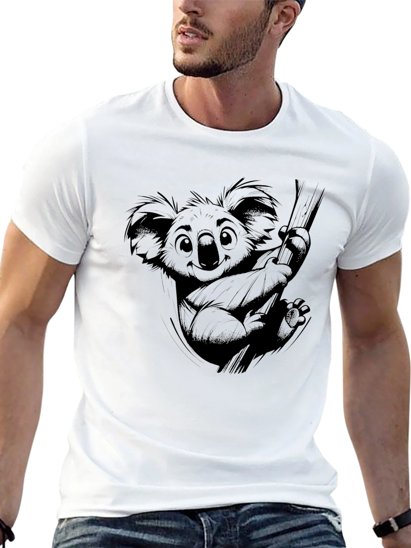 Koala Bear T-Shirt - Cute Cartoon Graphic Tee