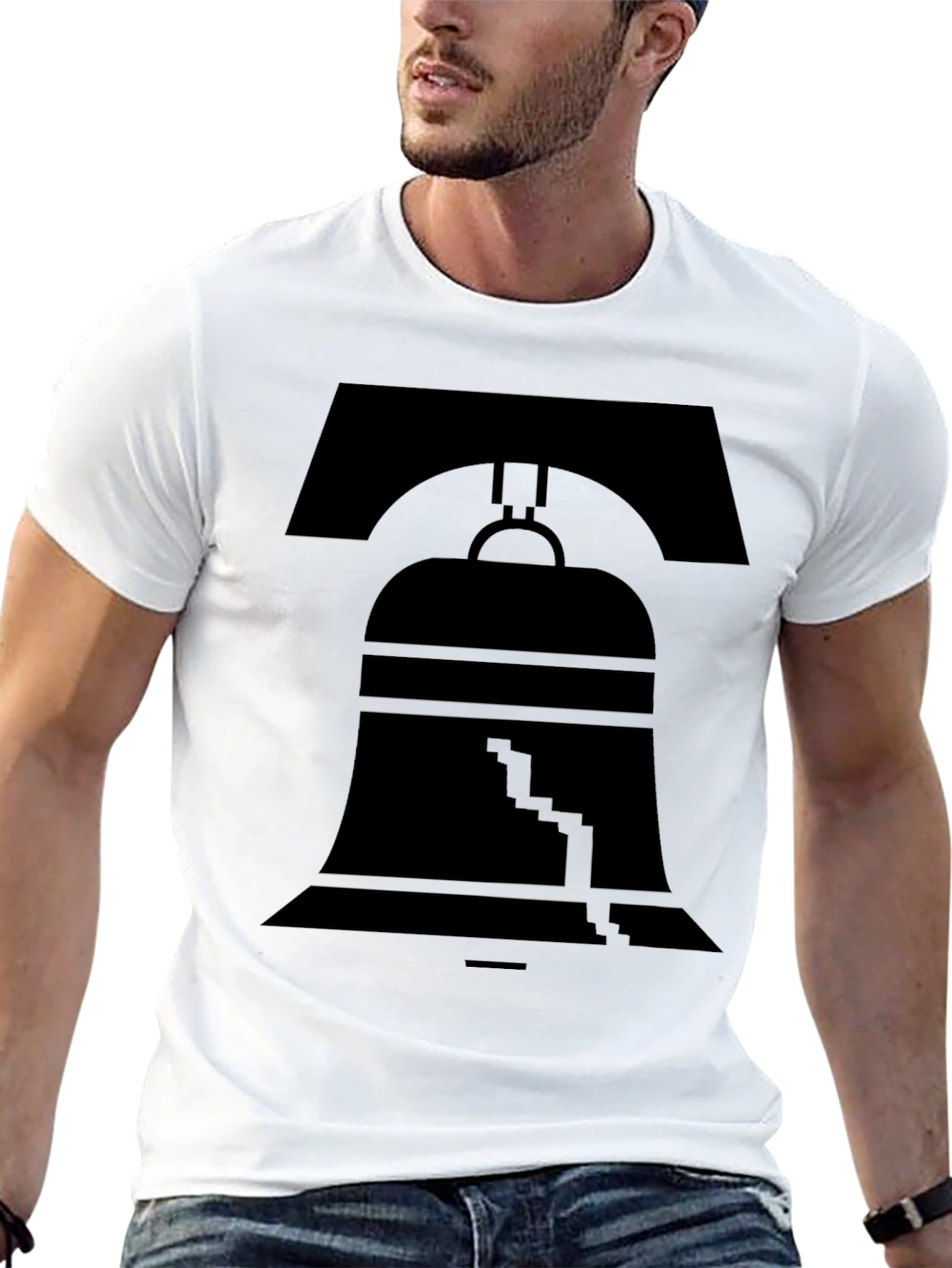 Liberty Bell Graphic Tee - Classic Black T-Shirt