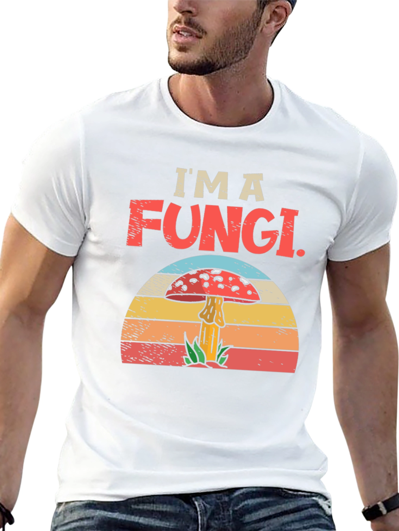 Im a Fungi T-Shirt Retro Mushroom Graphic Tee