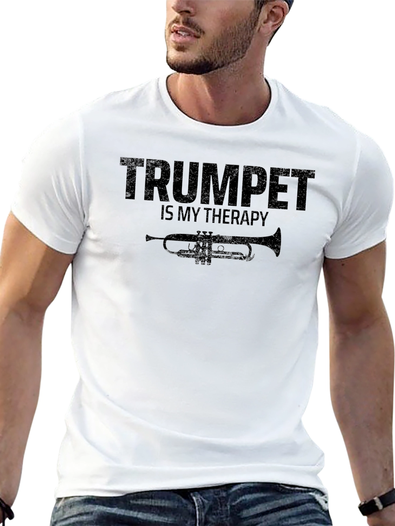 Trumpet Therapy T-Shirt - Musician Gift