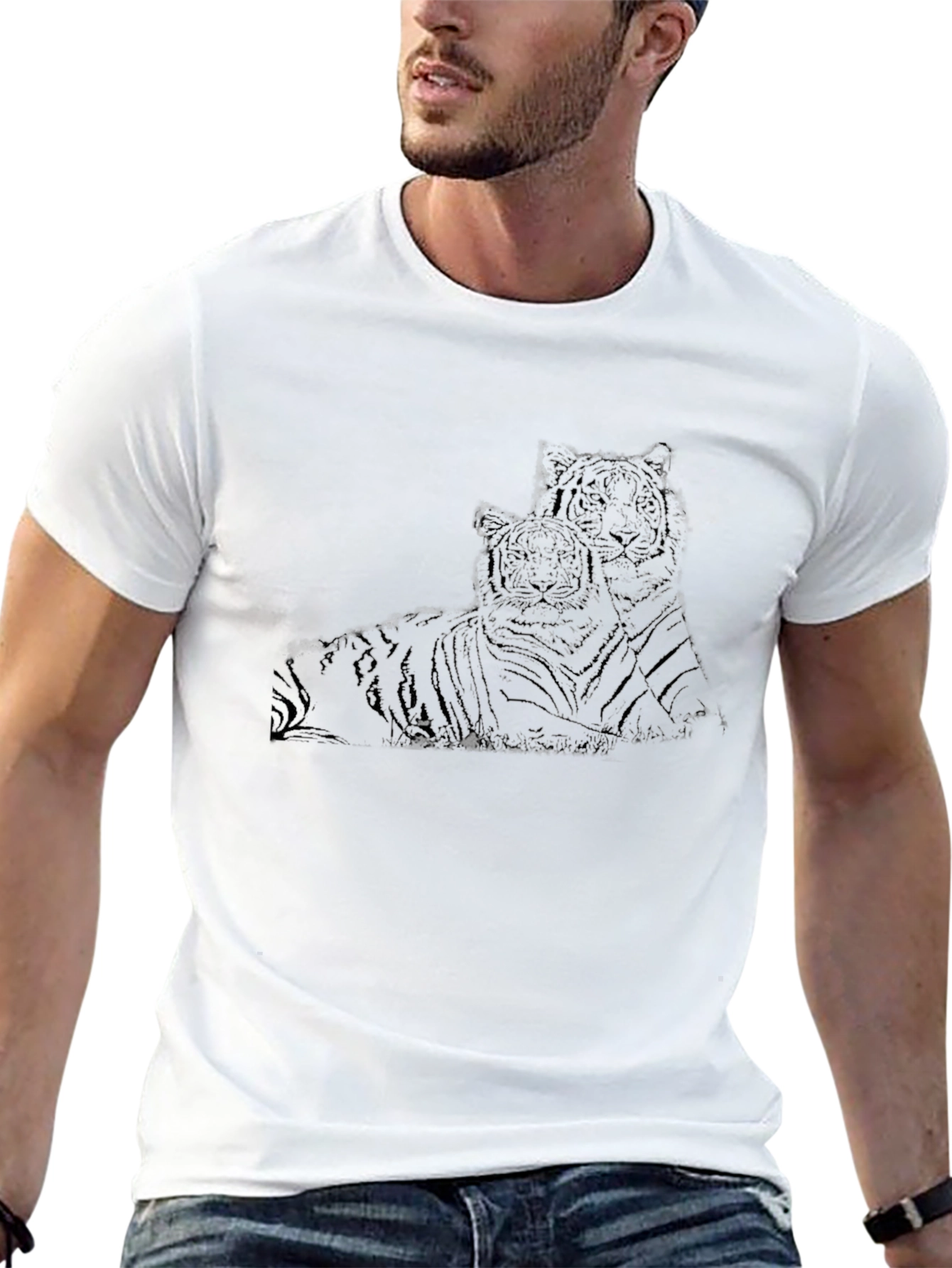 Black Tiger Graphic Tee