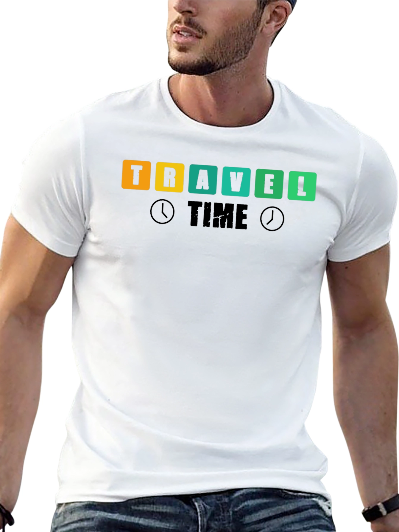 Travel Time Graphic T-Shirt