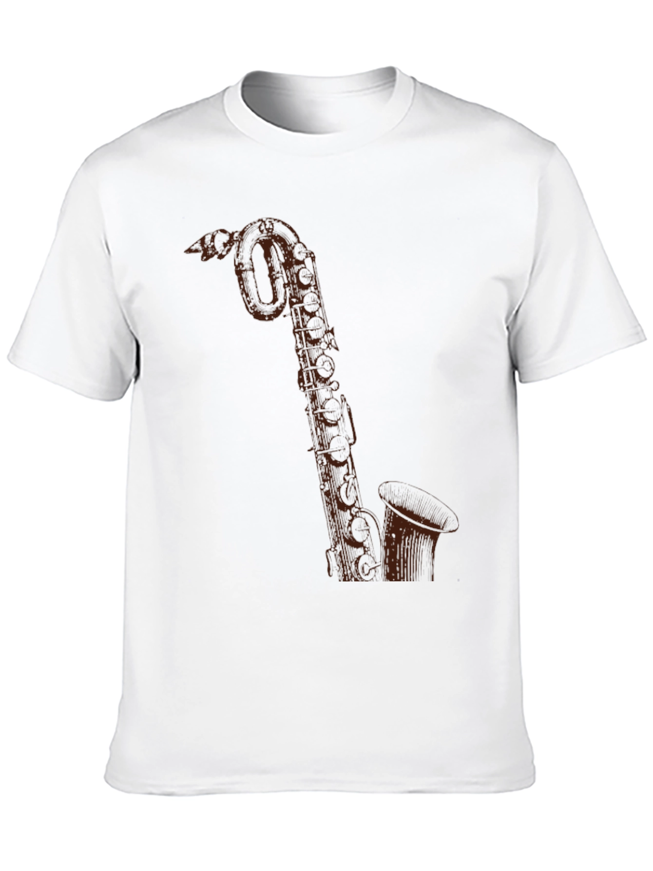 Saxophone Graphic T-Shirt - Musical Instrument Tee