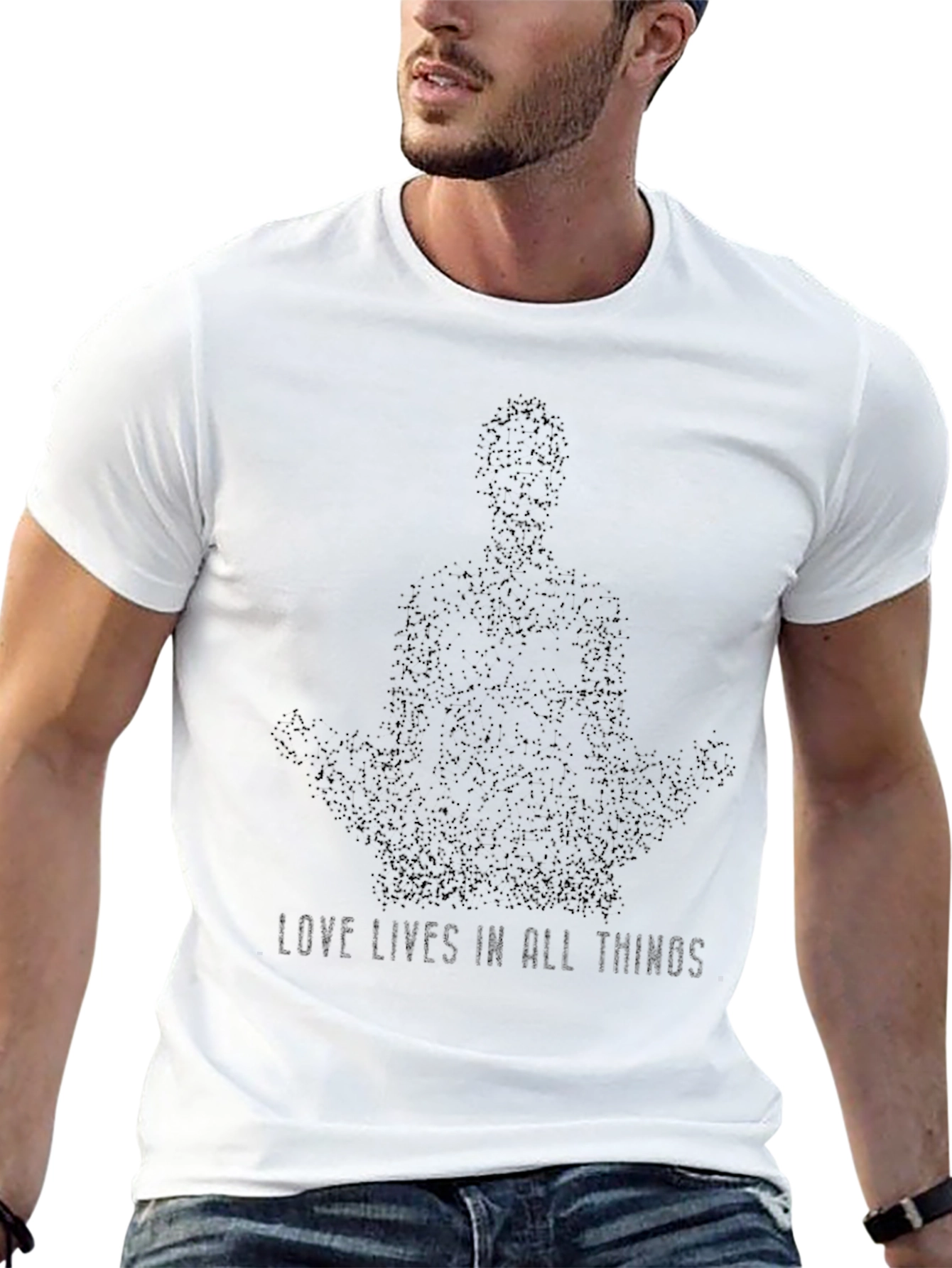 Love Lives in All Things Black T-Shirt