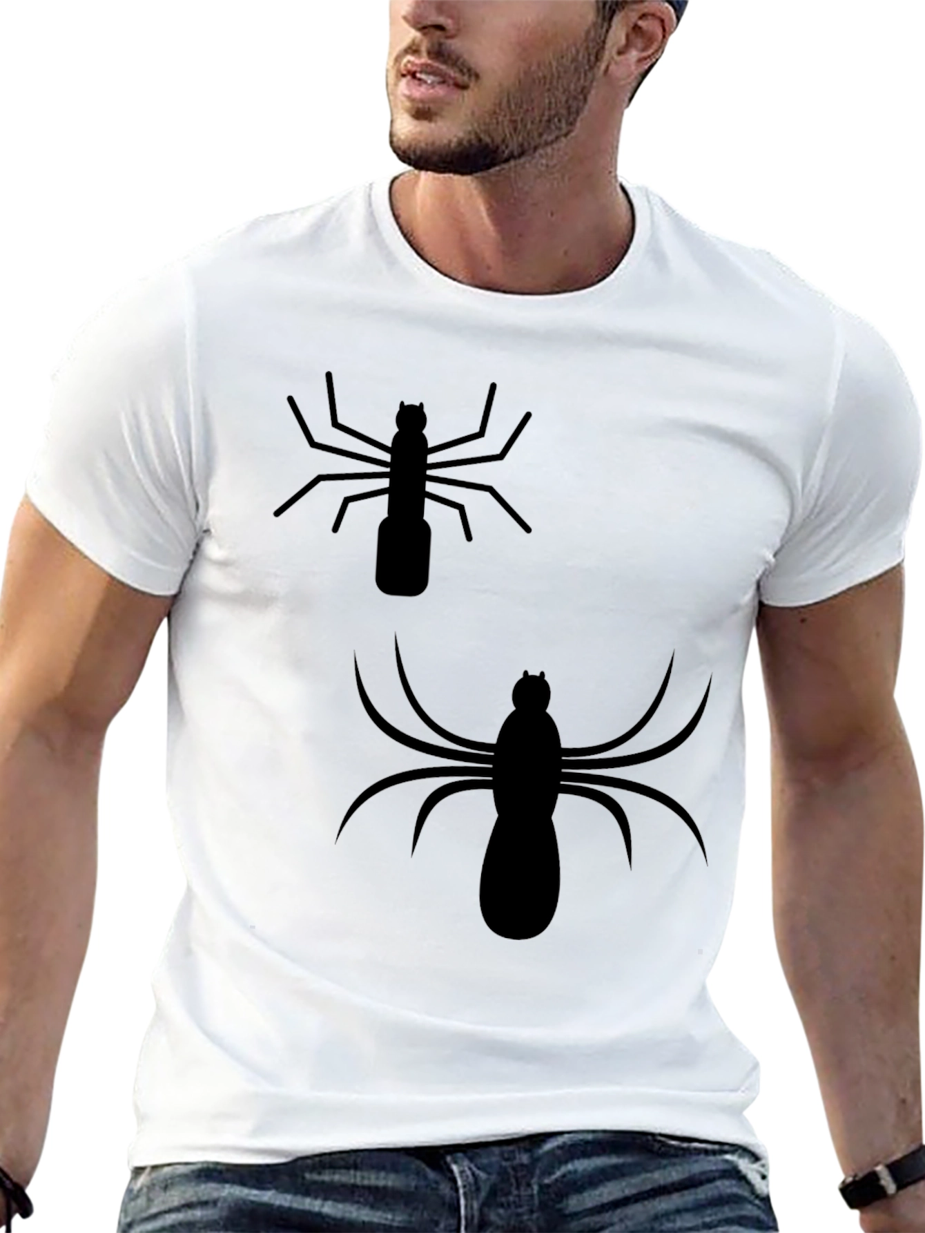 Spider Graphic Tee - Creepy Cool Mens T-Shirt