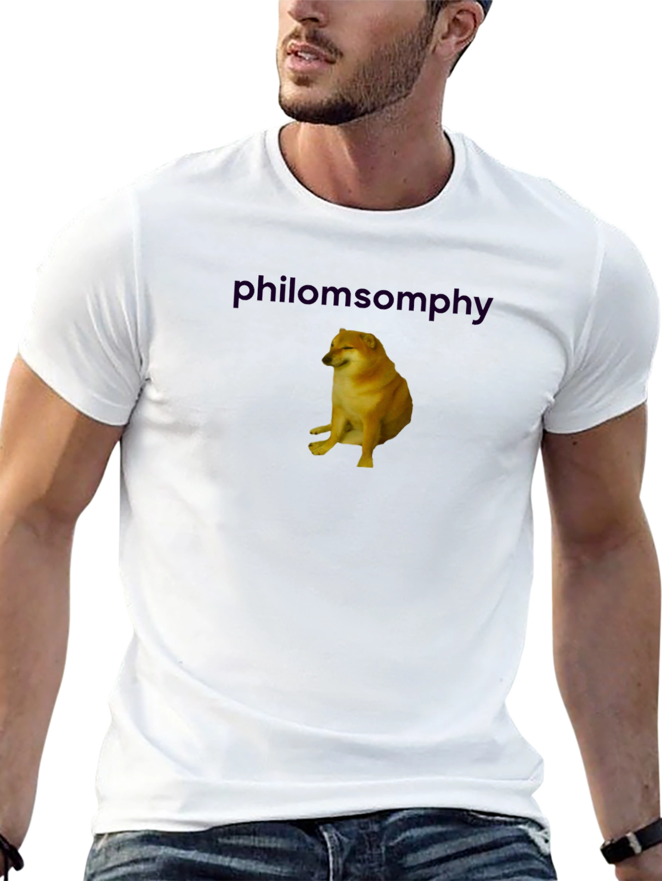 Philomsomphy Dog Meme Graphic T-Shirt