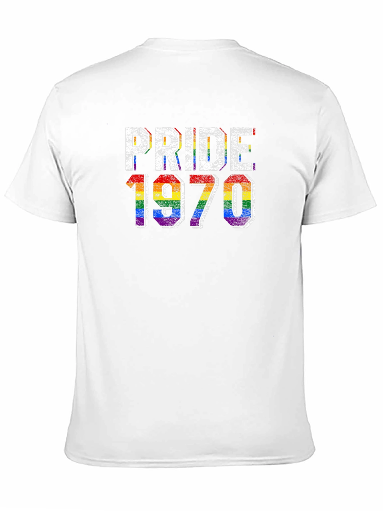 Pride 1970 LGBTQ Rainbow Retro T-Shirt
